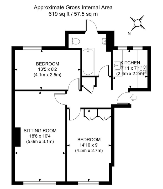 2 bed flat for sale in 13 White Rose Lane, Woking, Surrey GU22 Zoopla