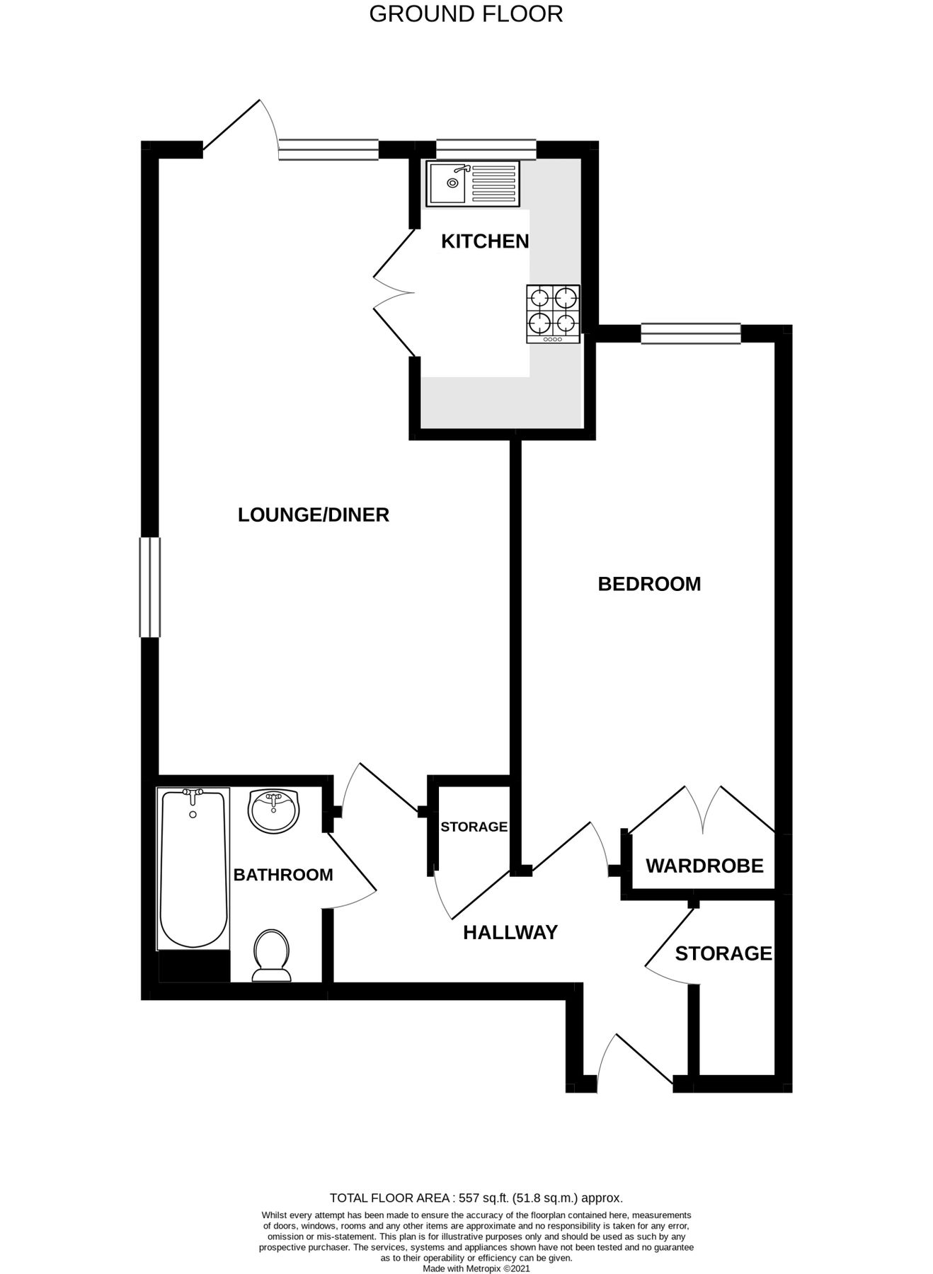 1 bed property to rent in Upper Gordon Road, Camberley GU15 Zoopla