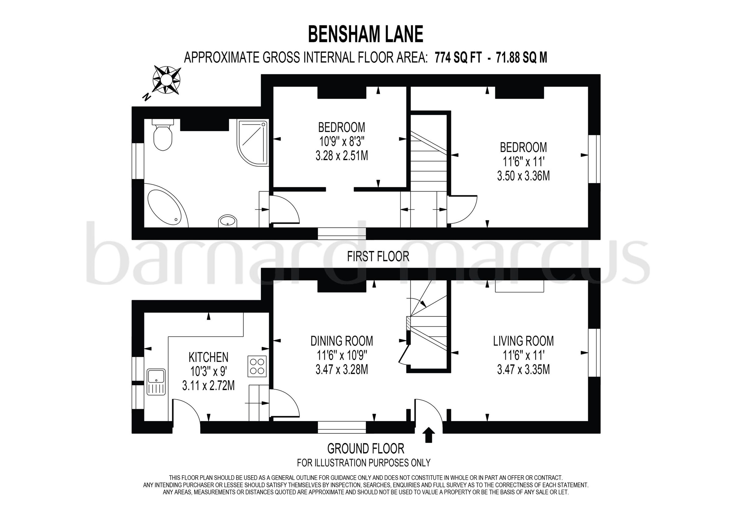 2 bed semidetached house for sale in Bensham Lane, Thornton Heath CR7