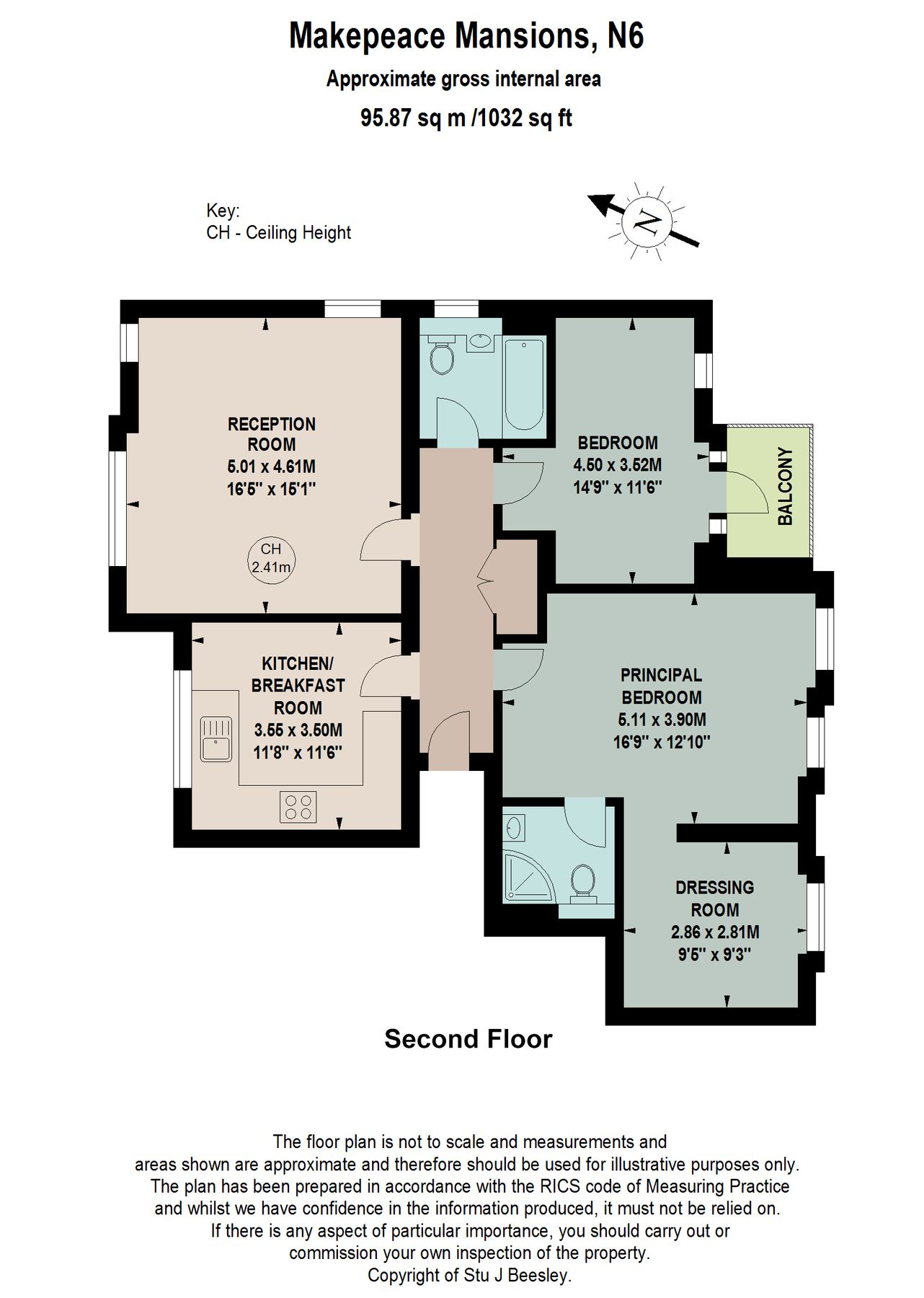 2 bed flat for sale in Makepeace Avenue, Highgate, London N6 Zoopla