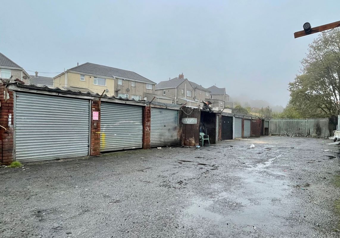 Parking/garage for sale in Three Freehold Garages, Pencwmdu, Pontardawe