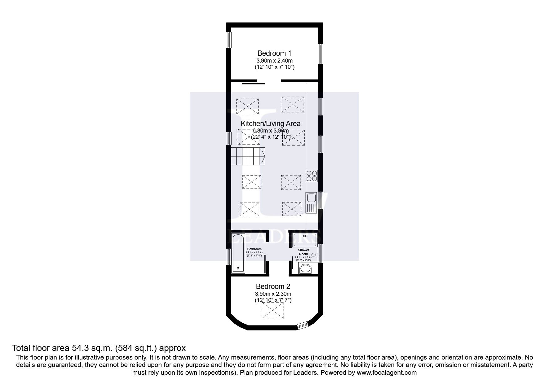 The modest looking Brighton Marina houseboat with a surprisingly