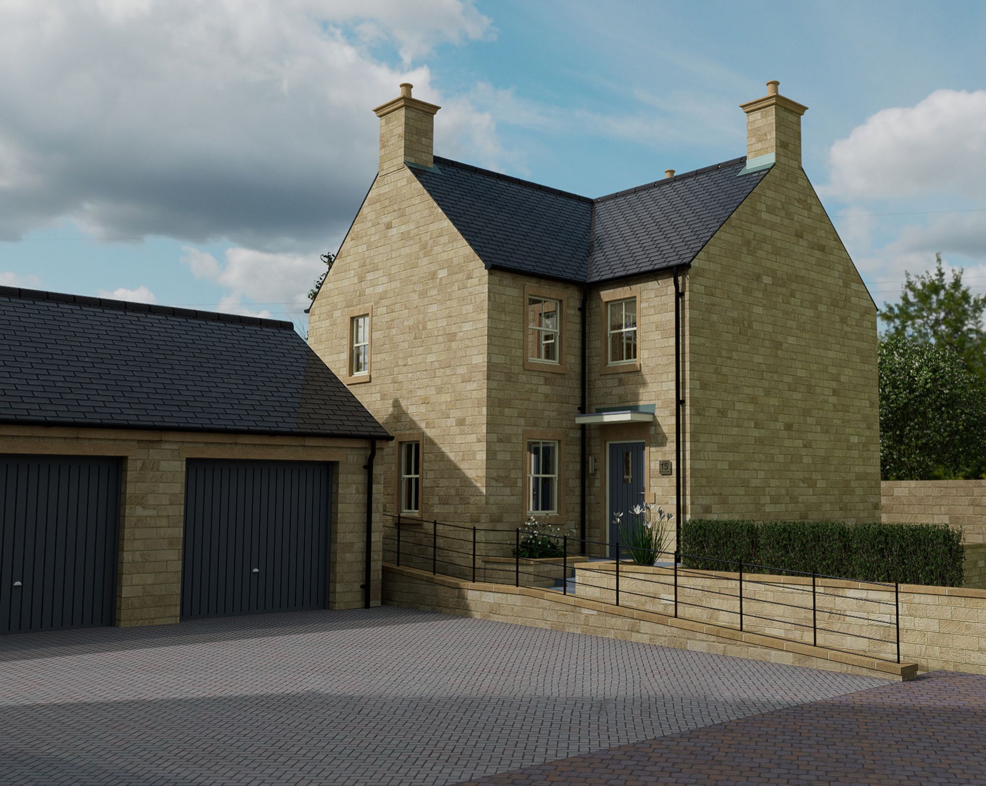 New home, 3 bed detached house for sale in The Farnsworth, St Paul's Court, Eckington S21 Zoopla