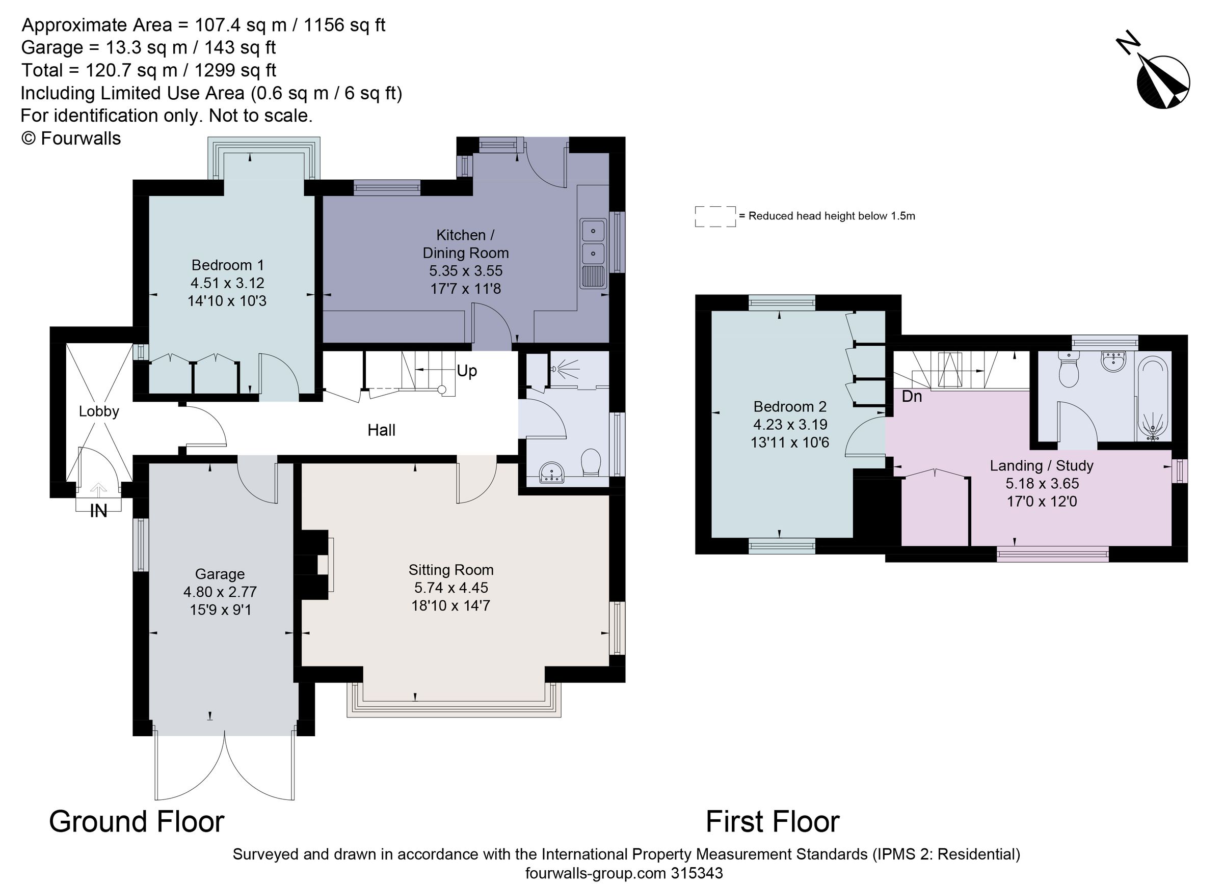2 bed detached house for sale in Chesterton Hall Crescent, Cambridge