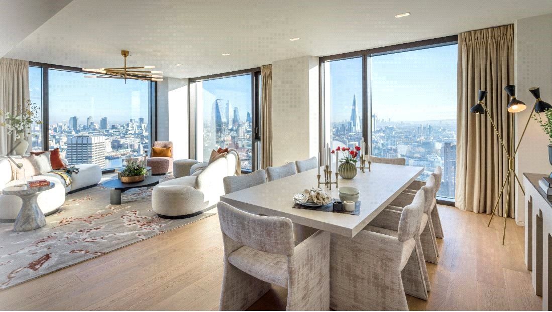 New home, 3 bed flat for sale in Southbank Place, One Casson Square