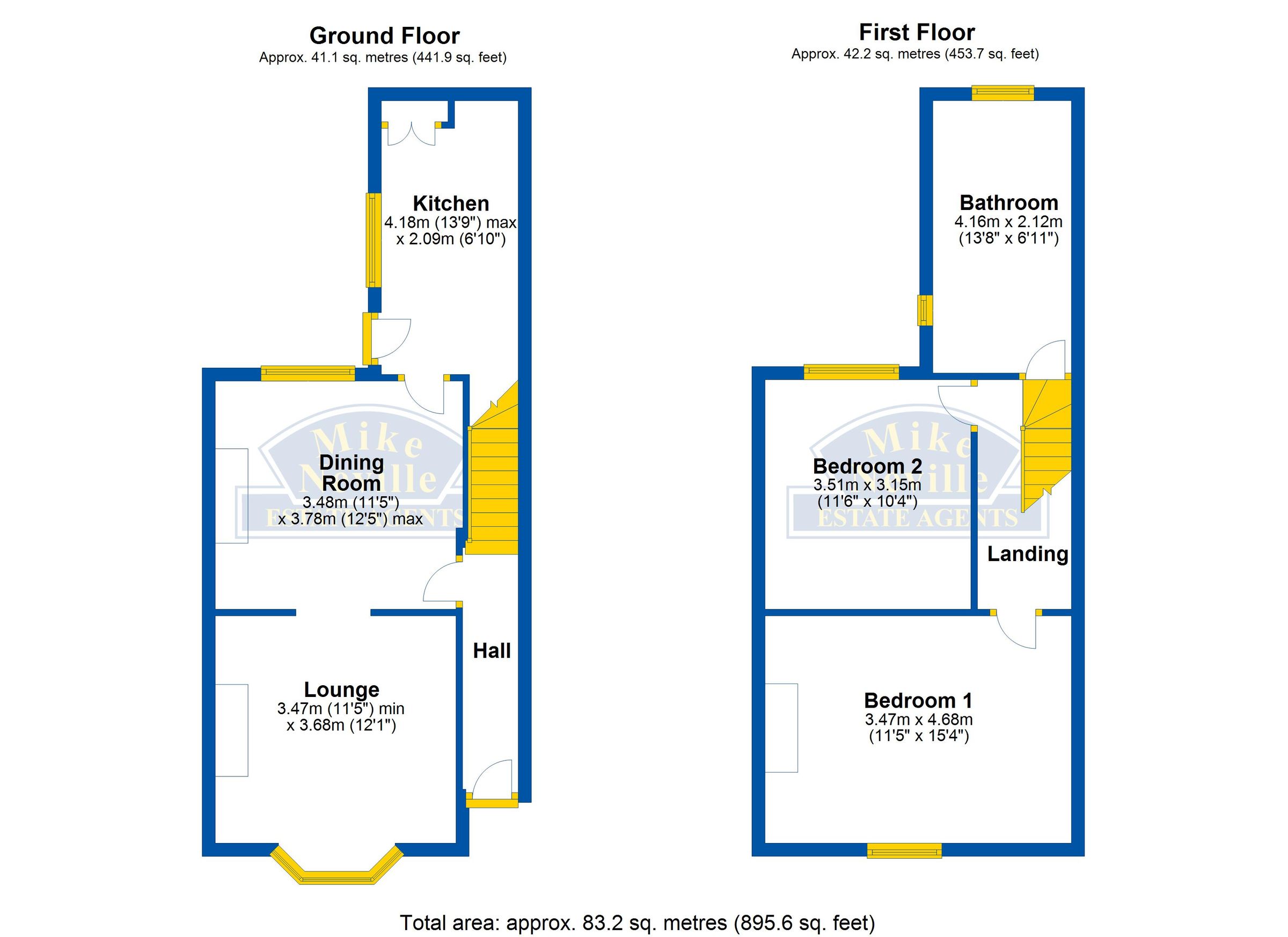 2 bed terraced house to rent in Wollaston Road, Irchester