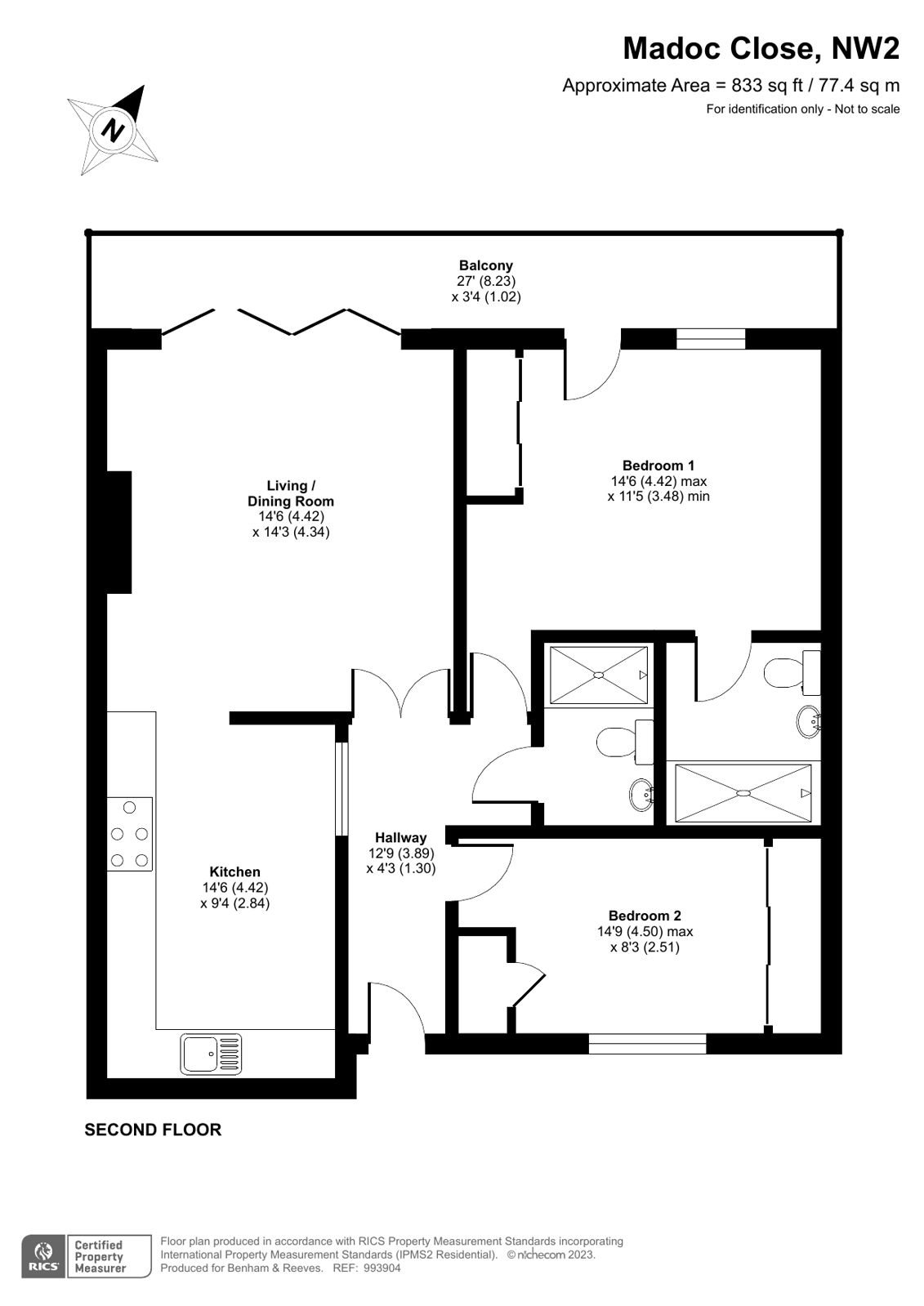 2 bed flat for sale in Madoc Close, Golders Green NW2 Zoopla