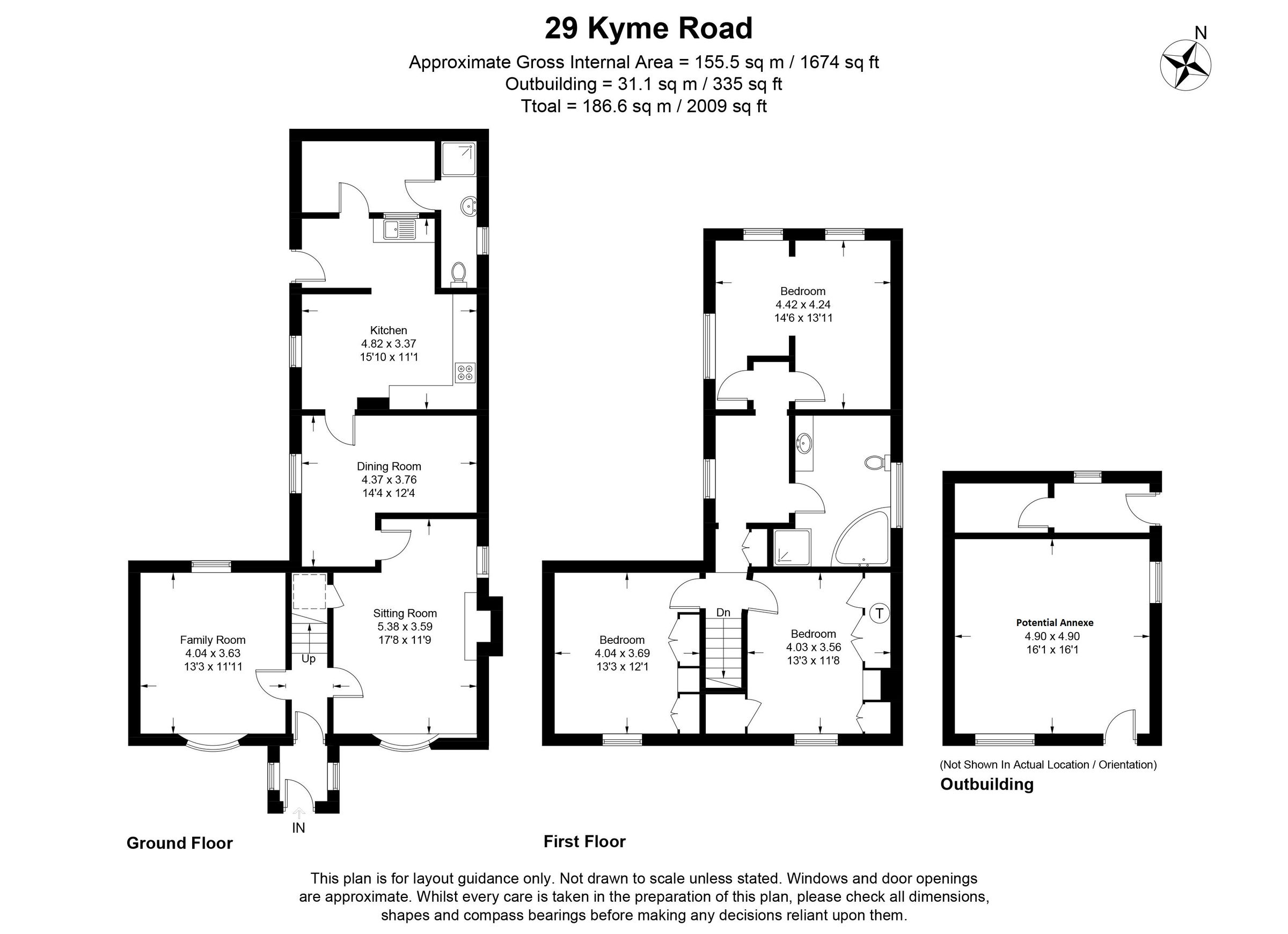 3 bed detached house for sale in Kyme Road, Heckington, Sleaford