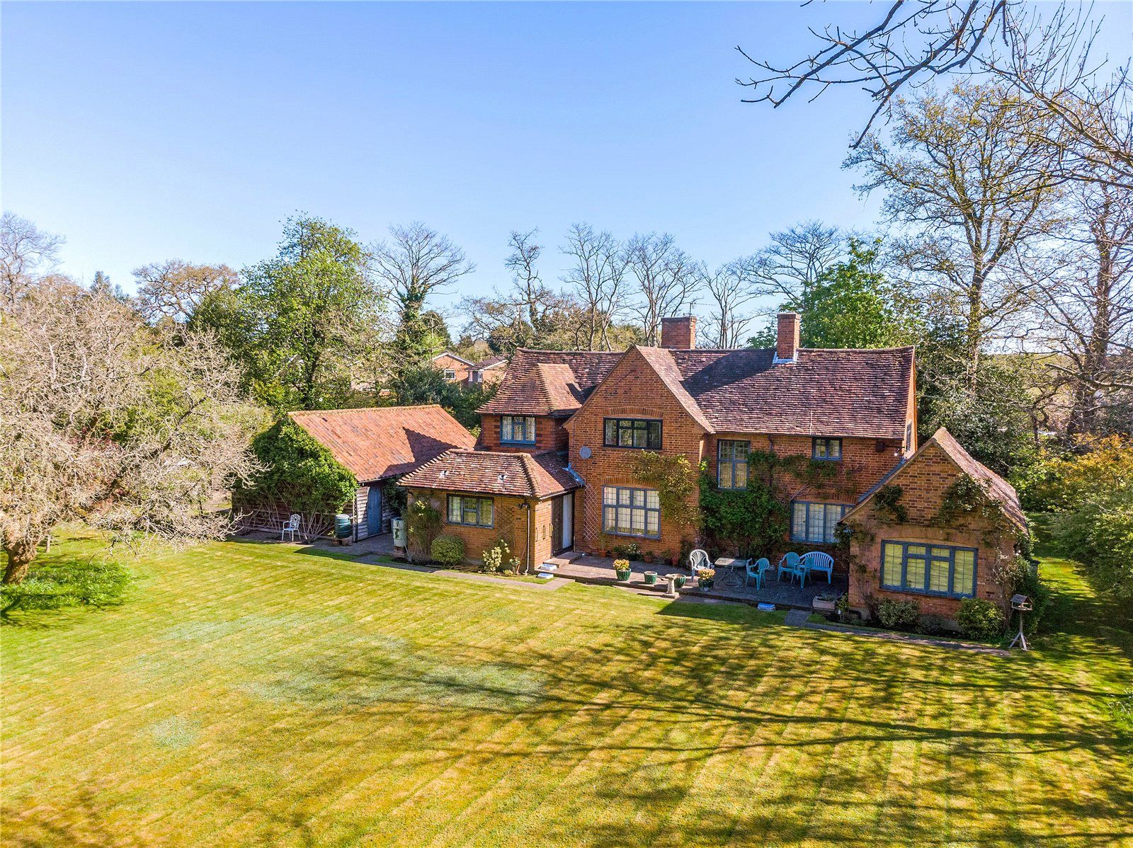 4 bed detached house for sale in Windsor Road, Chobham, Woking, Surrey