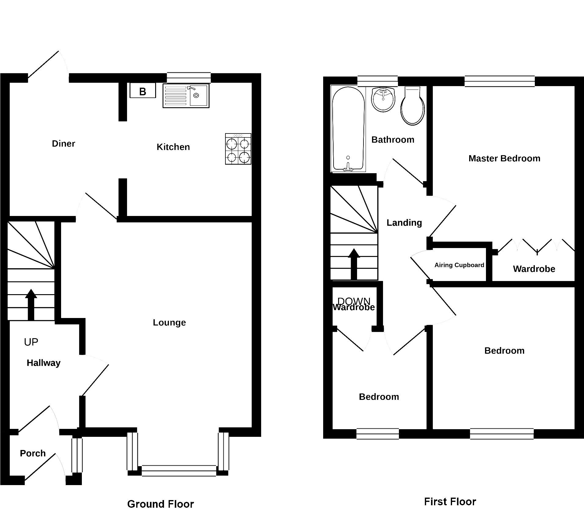3 bed terraced house for sale in Farriers Croft, Bussage, Stroud GL6