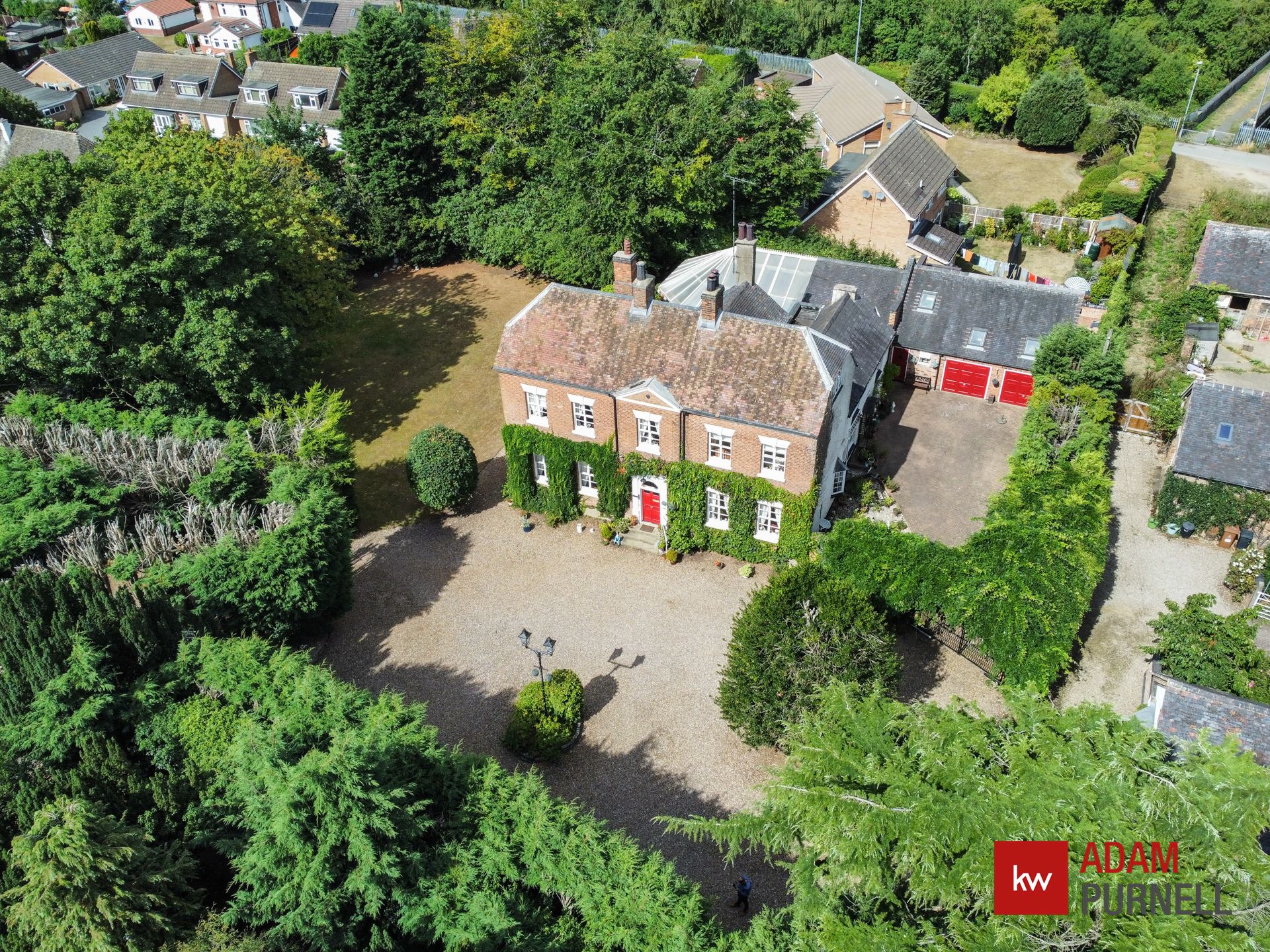 6 bed detached house for sale in Outwoods House, Elm Tree Drive, Burbage, Leicestershire LE10