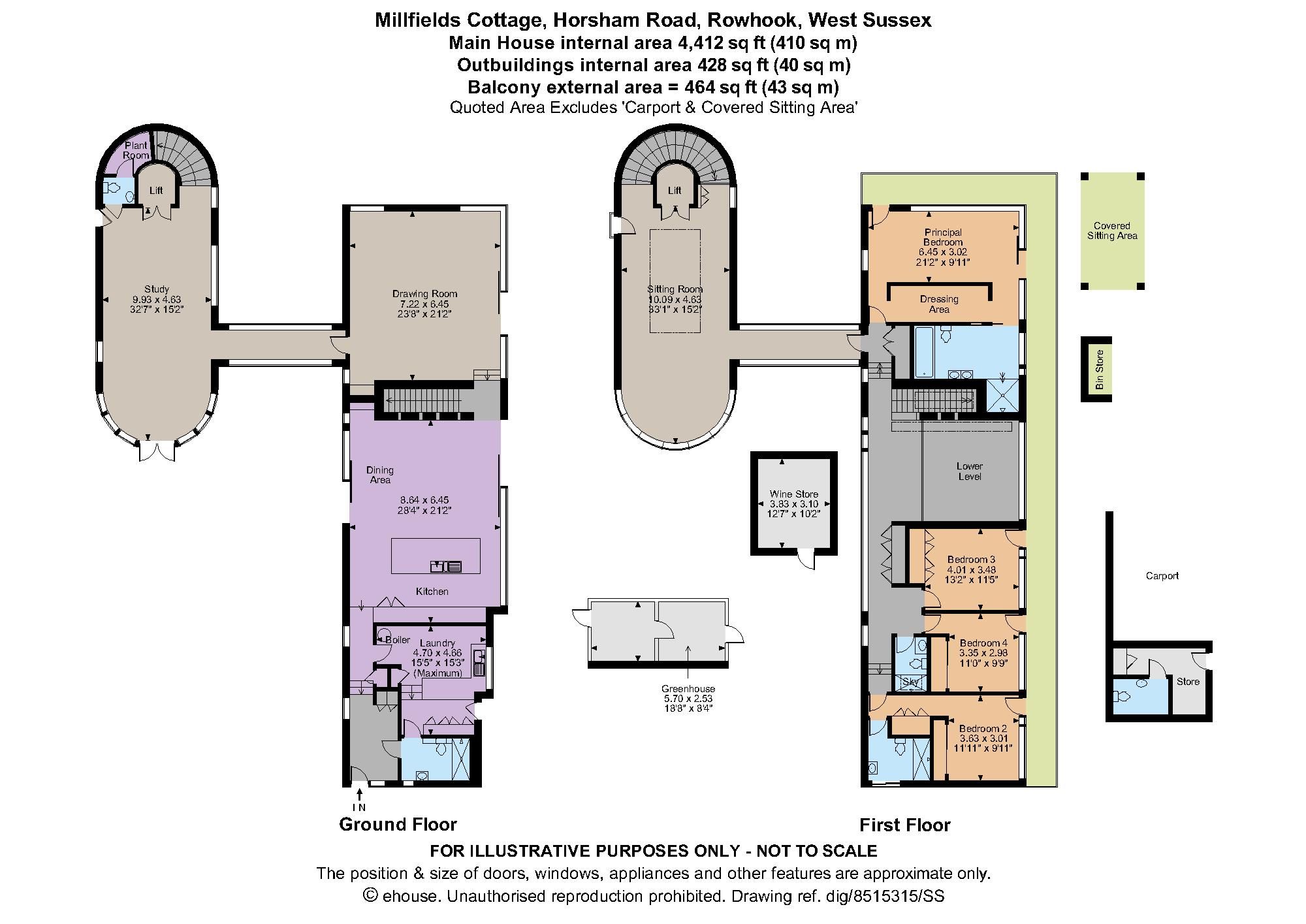 4 bed detached house for sale in Horsham Road, Rowhook, Horsham, West