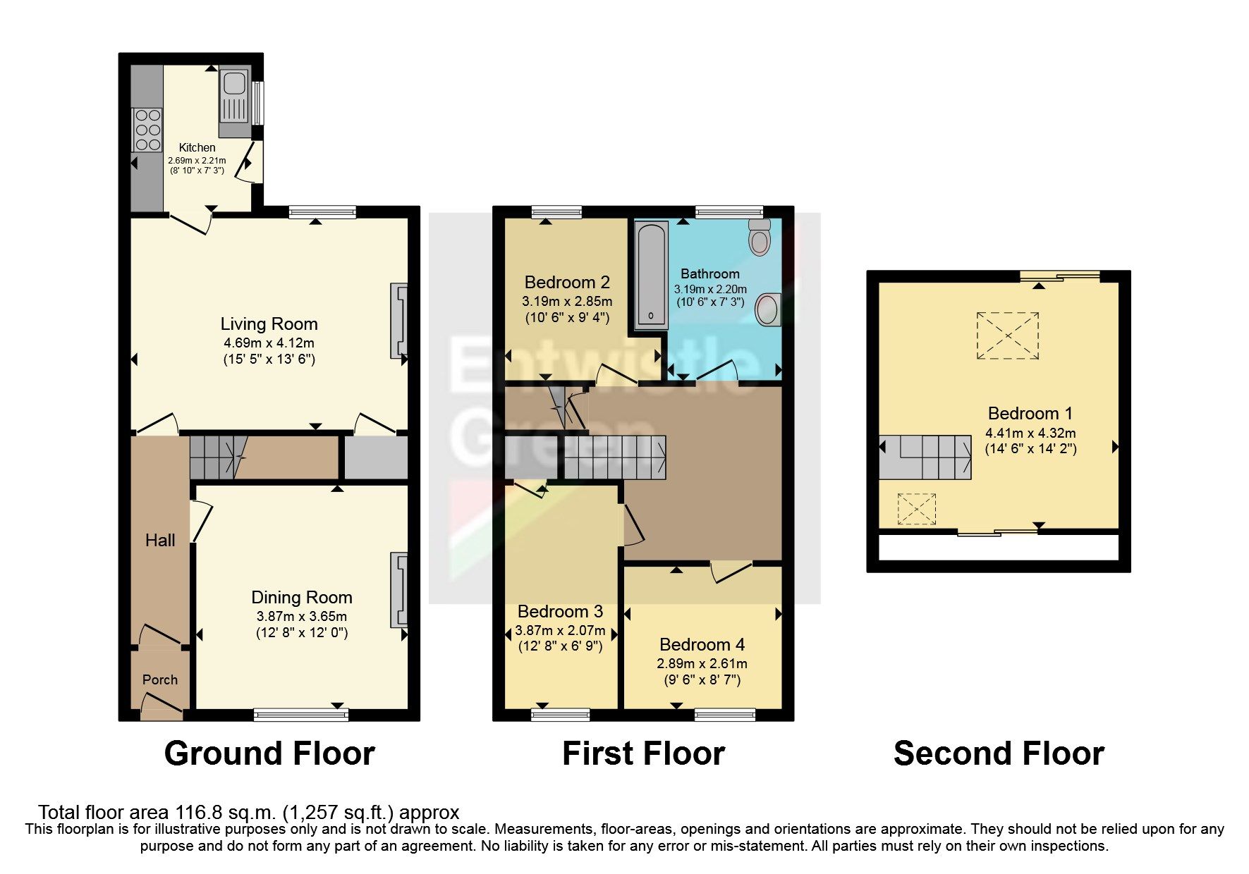 4 bed terraced house for sale in Mostyn Avenue, Walmersley, Bury