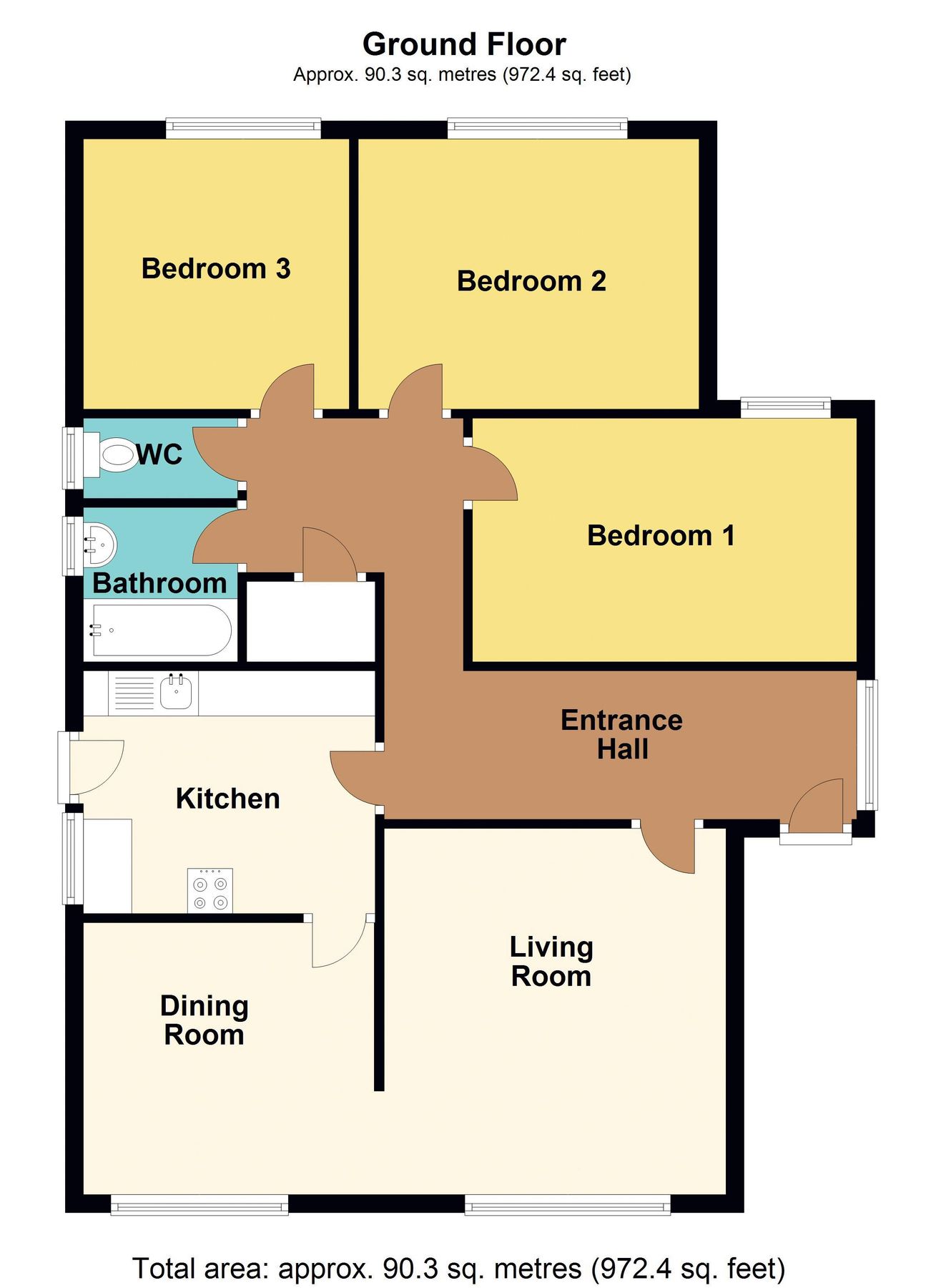 3 bed detached bungalow for sale in Manor Road, Risca, Newport NP11