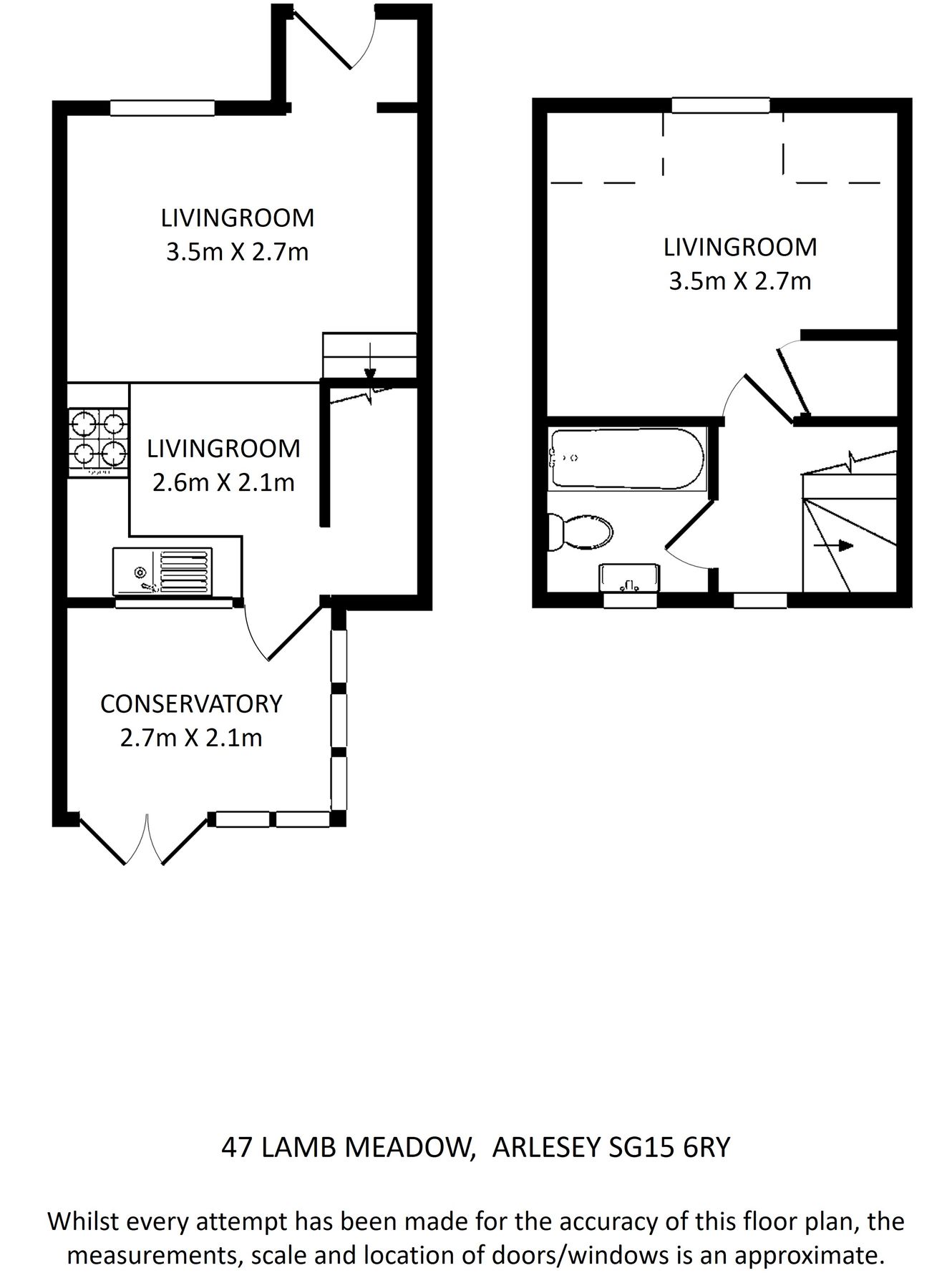 1 bed terraced house to rent in Lamb Meadow, Arlesey SG15 Zoopla
