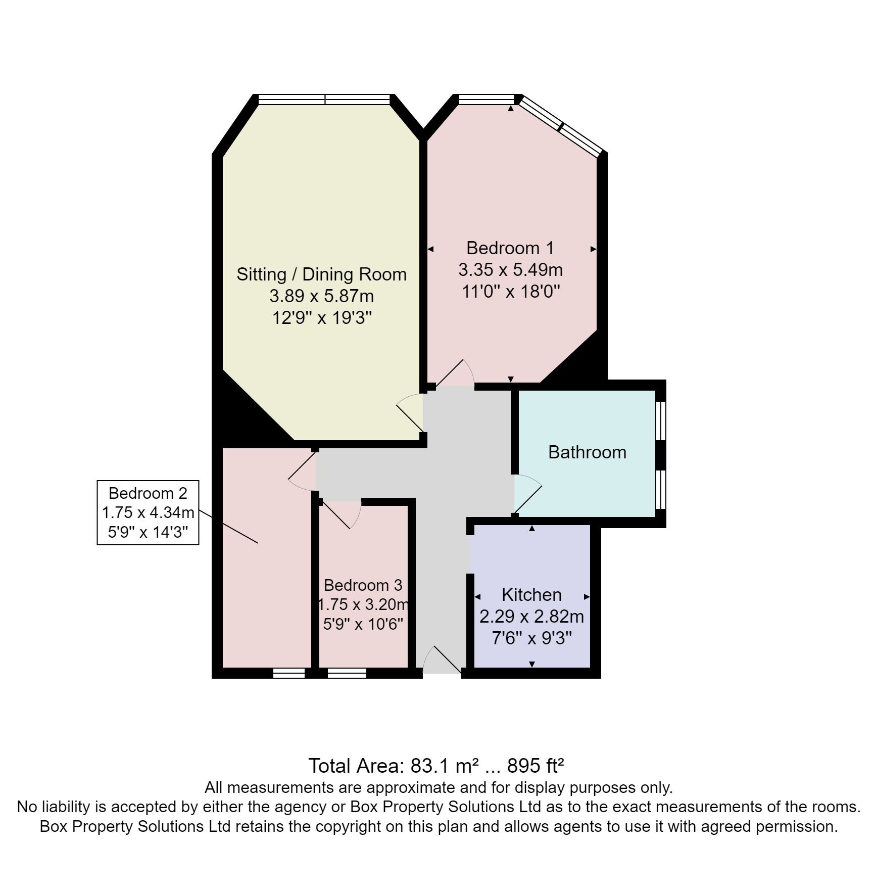 3 bed flat for sale in West Cliffe Grove, Harrogate HG2 - Zoopla