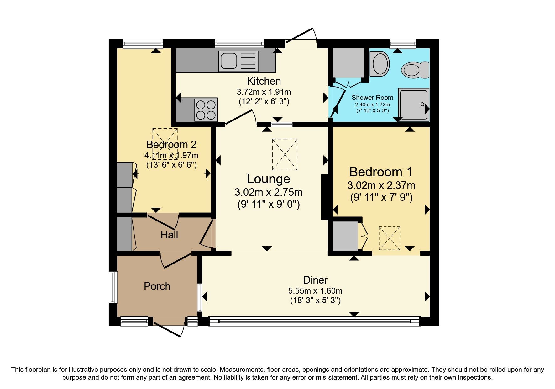 2 bed bungalow for sale in Gwithian Towans, Gwithian, Hayle, Cornwall