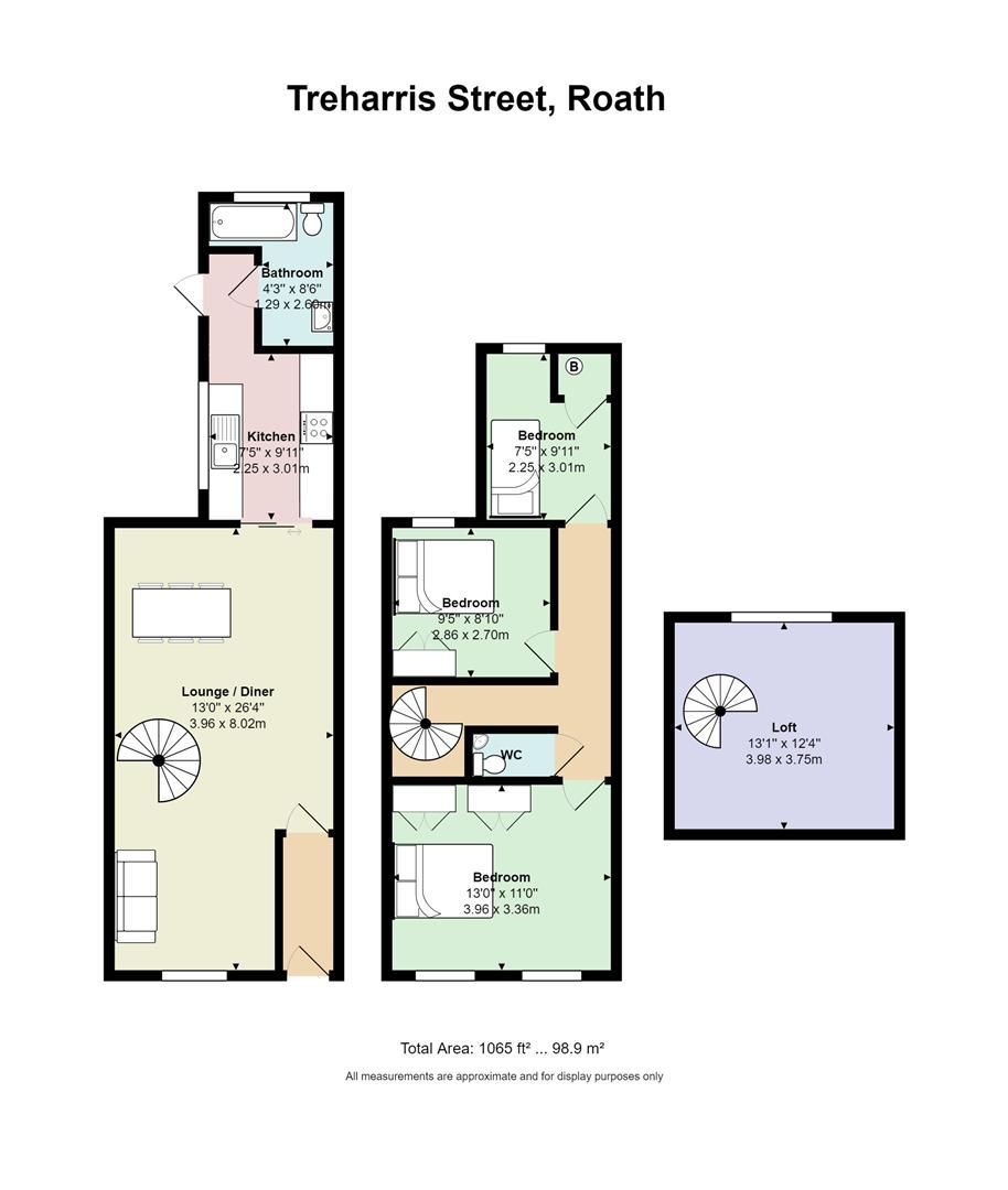 3 bed terraced house for sale in Treharris Street, Roath, Cardiff CF24