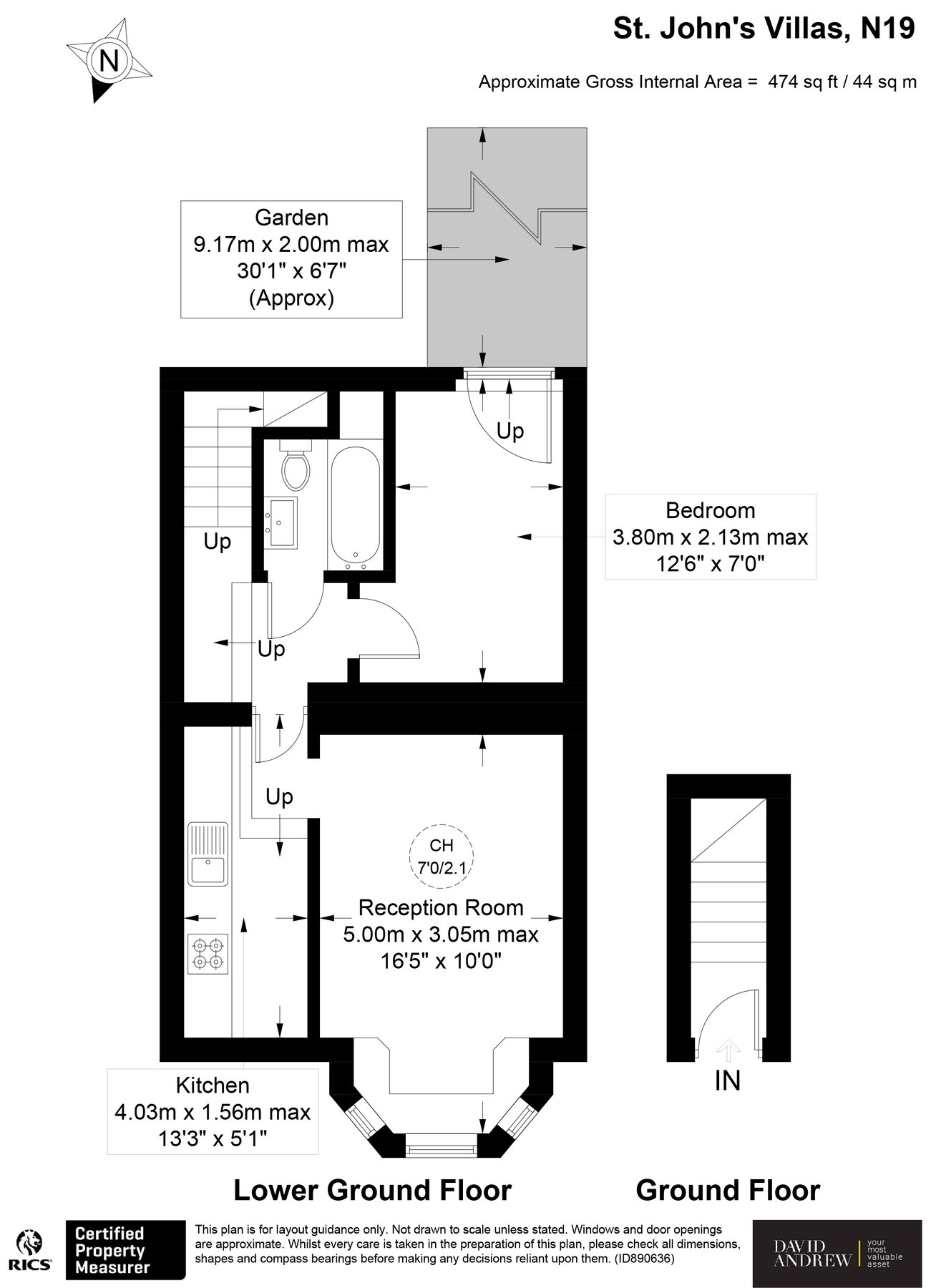 1 bed flat for sale in St. John's Villas, London N19 Zoopla