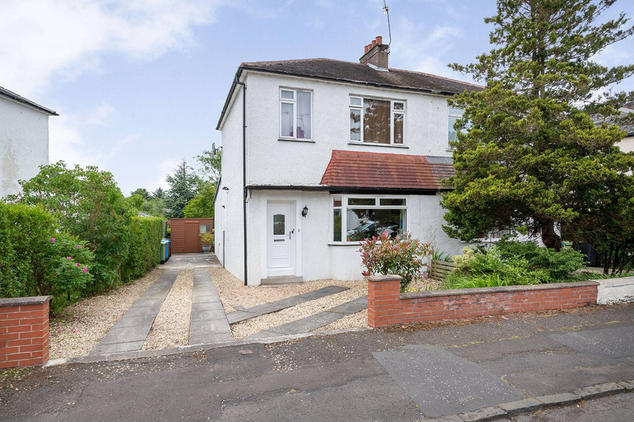 2 bed semidetached house for sale in Orchard Grove, Giffnock, Glasgow