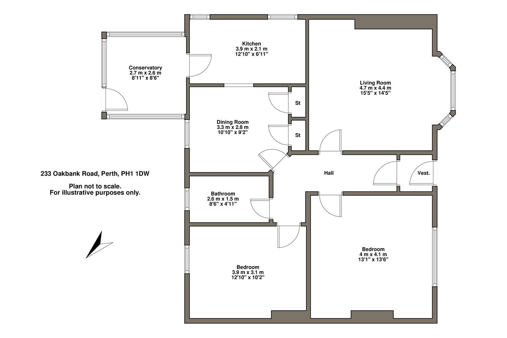 2 bed semidetached house for sale in Oakbank Road, Perth PH1 Zoopla