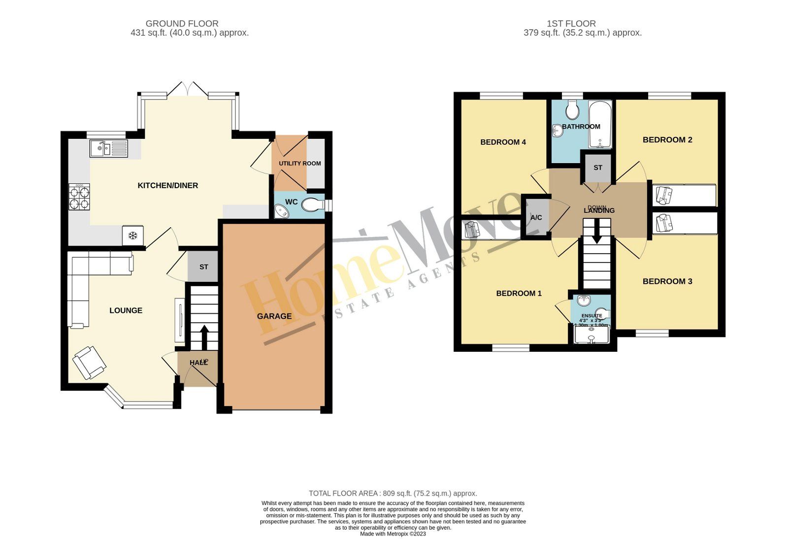 4 bed detached house for sale in Arnold Drive, Corby, Northamptonshire
