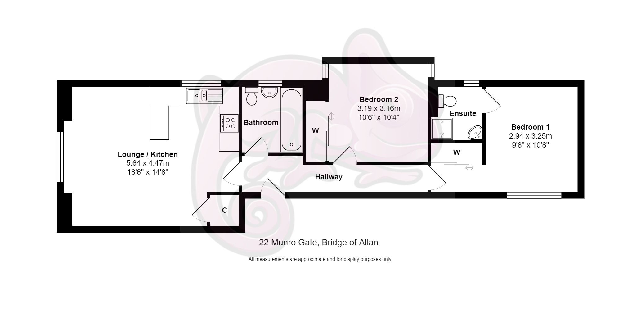 2 bed flat for sale in 22 Munro Gate Cornton Road, Bridge Of Allan FK9 Zoopla