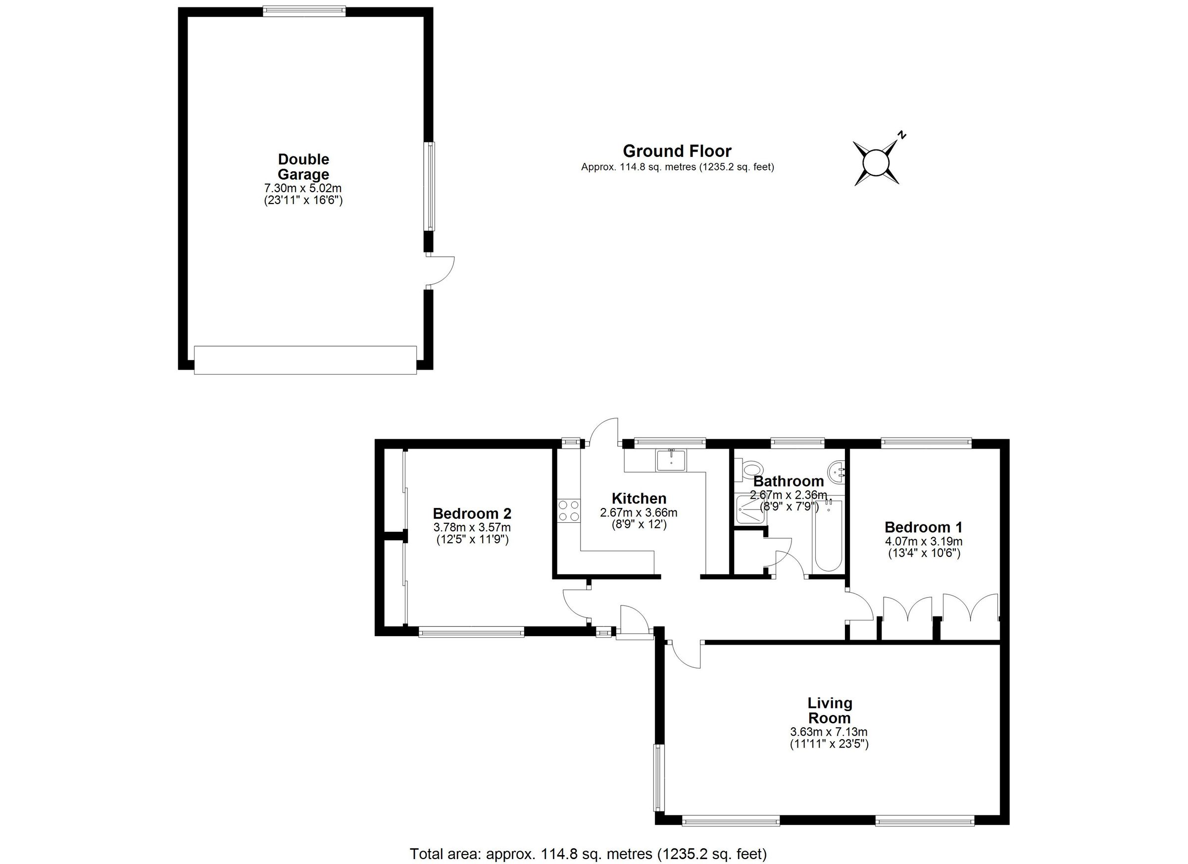 2 bed detached bungalow for sale in Severn Way, Watford WD25 Zoopla