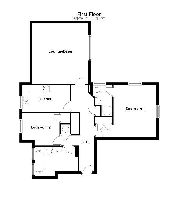 2 bed flat to rent in St. Pauls Road West, Dorking RH4 Zoopla