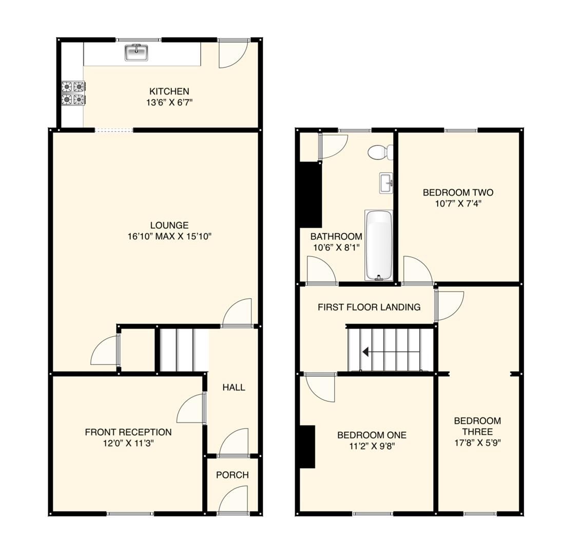 3 bed terraced house for sale in Argyle Street, Darwen BB3 Zoopla