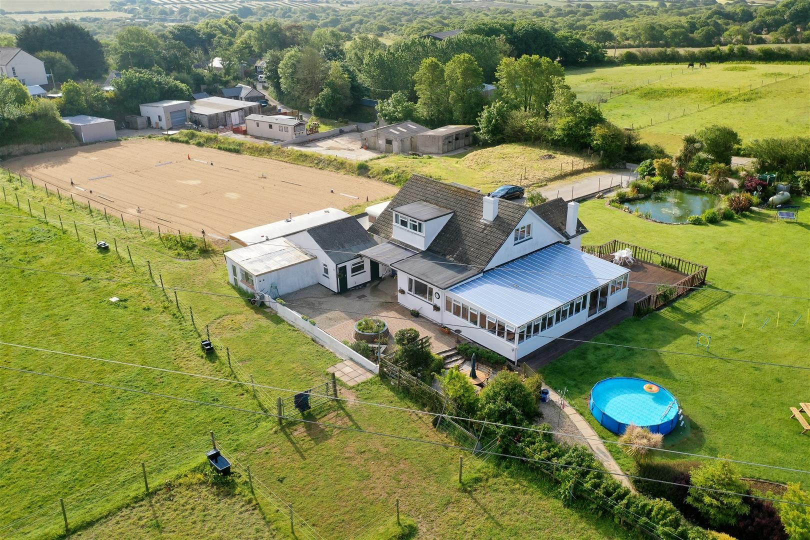 4 bed detached house for sale in Trefullock Moor, Summercourt, Newquay