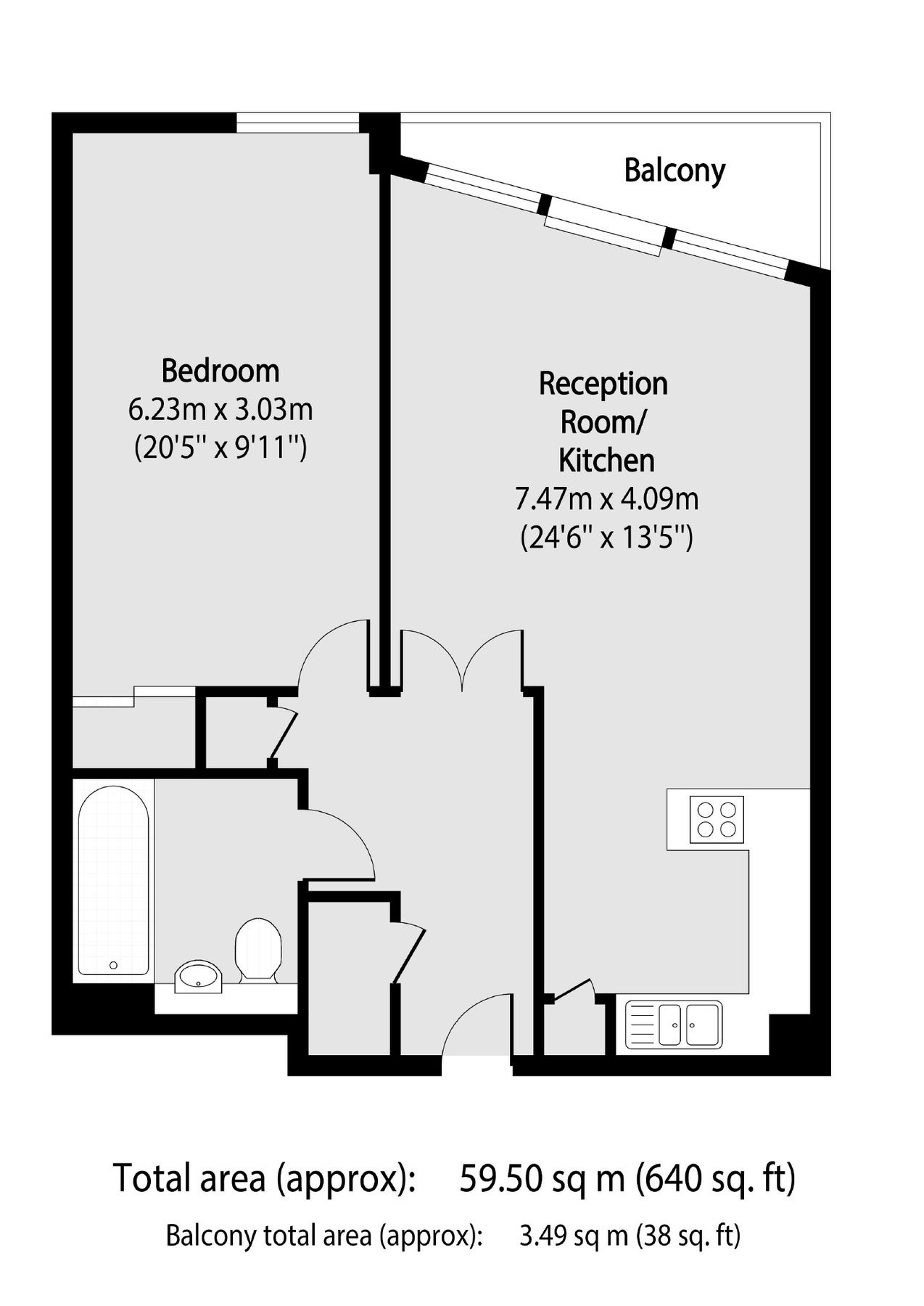 1 bed flat to rent in Winchester Road, London NW3 Zoopla