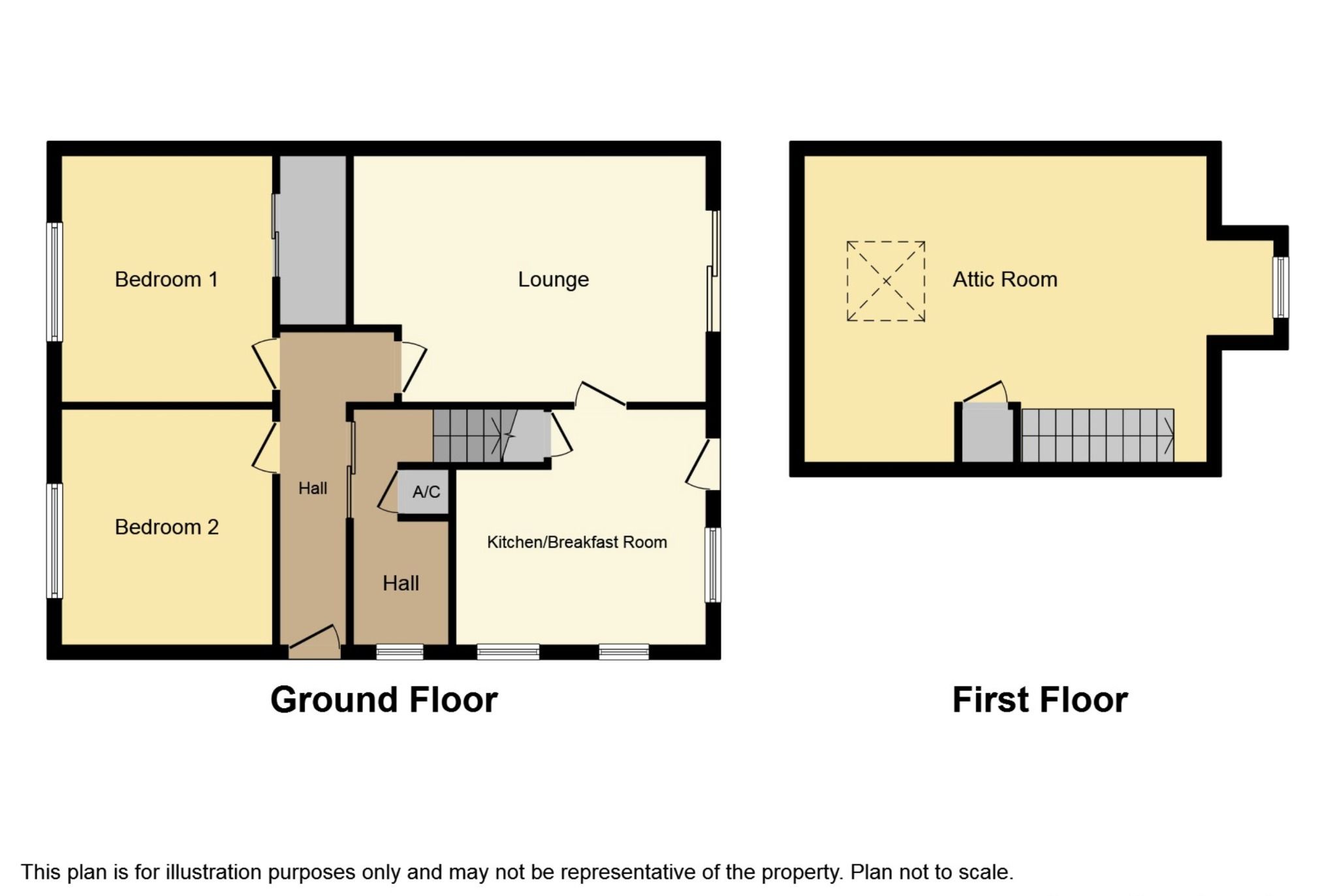 2 bed semidetached bungalow for sale in Heol Y Plas, Fforest