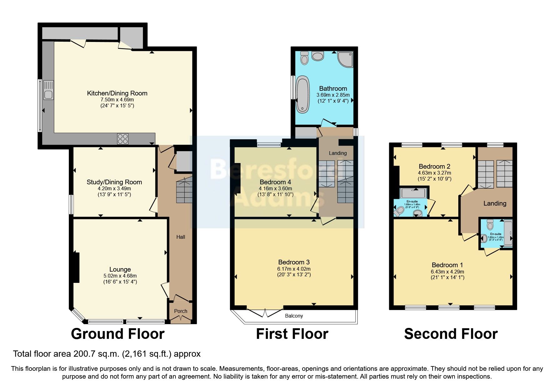 4 bed end terrace house for sale in North Parade, Llandudno, Conwy