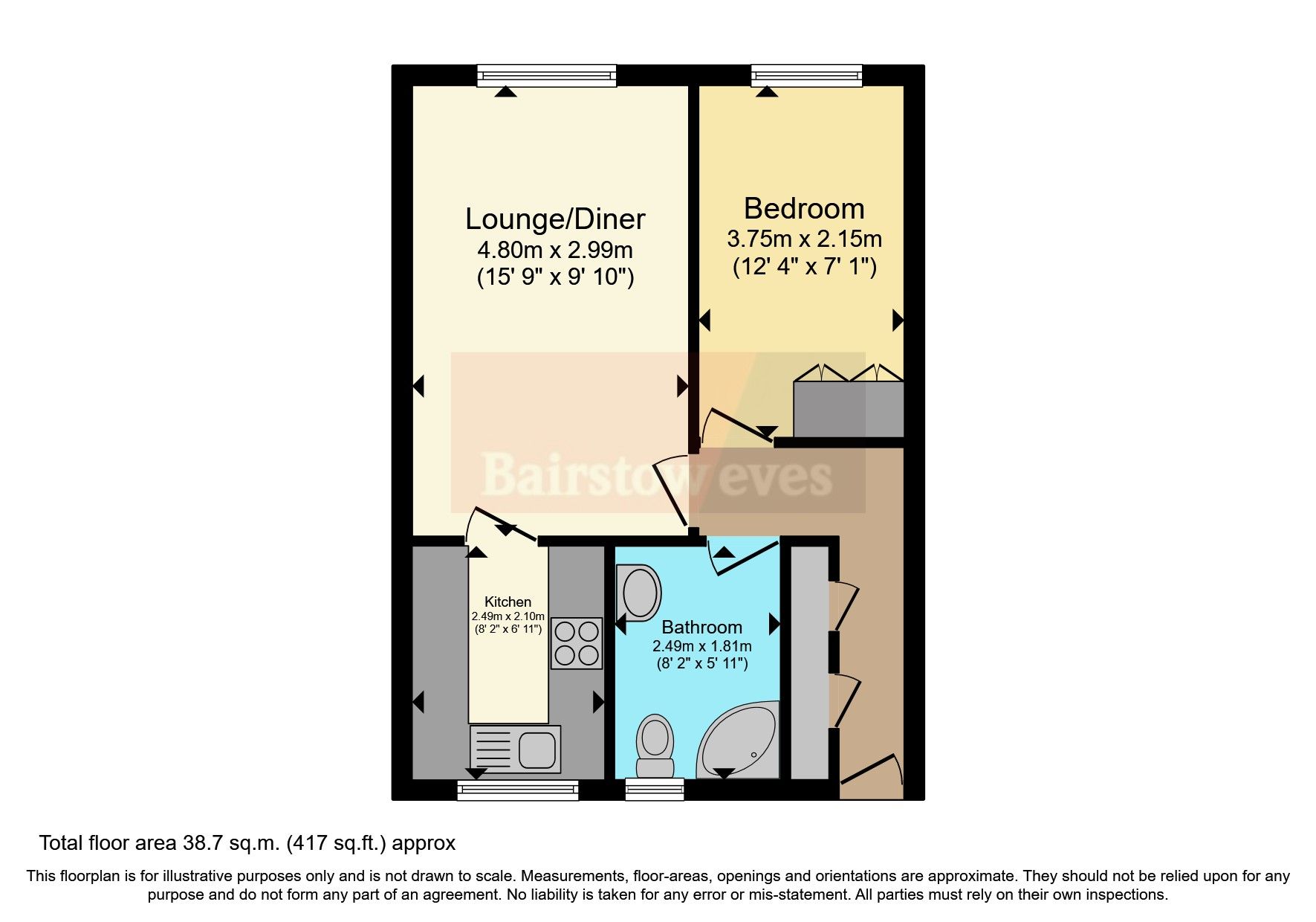 1 bed flat for sale in Maple Leaf Close, Biggin Hill, Westerham TN16
