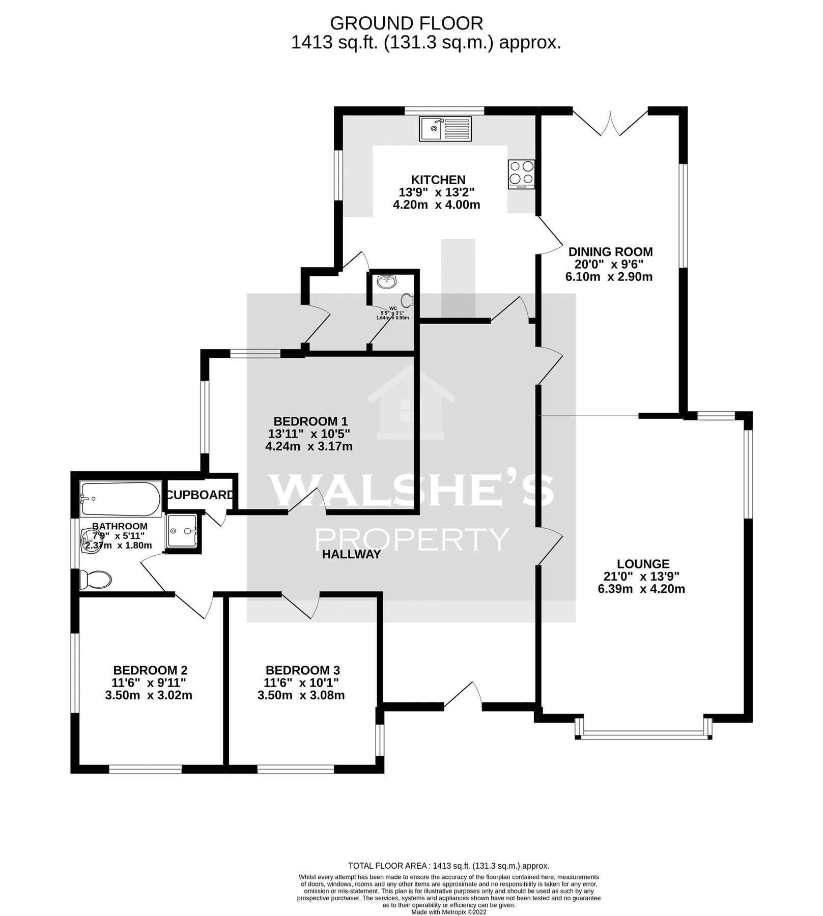 3 bed detached bungalow for sale in Church Street, Amcotts, Scunthorpe