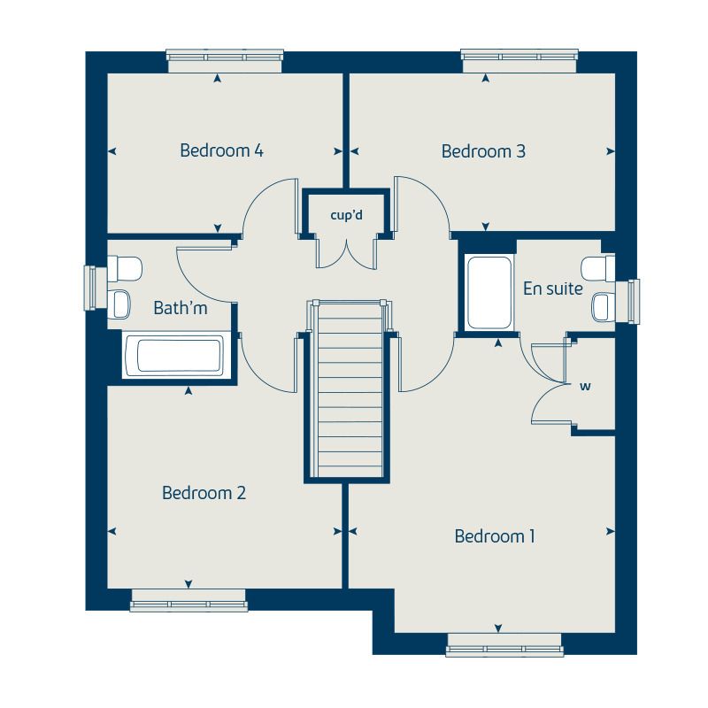 New home, 4 bed detached house for sale in "The Aspen" at Marshfoot