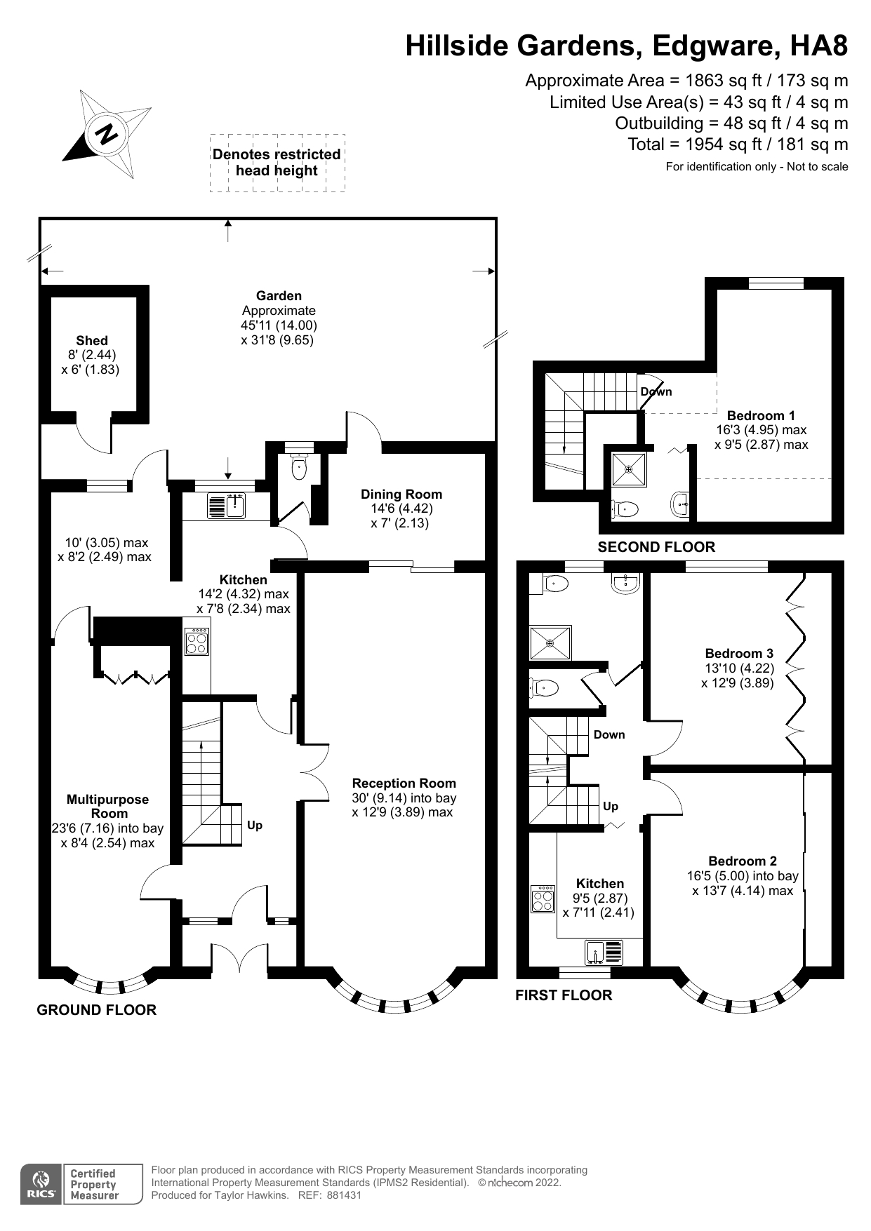 4 bed semidetached house for sale in Hillside Gardens, Edgware HA8 Zoopla