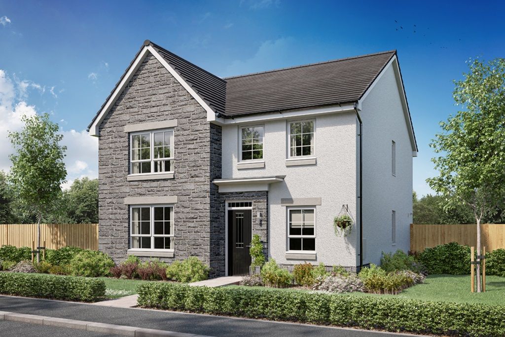 New home, 4 bed detached house for sale in "Ballater" at Morris Drive
