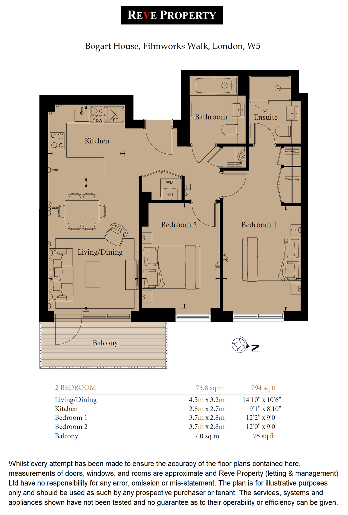 2 bed flat to rent in Bogart House, Filmworks Walk, London W5 Zoopla