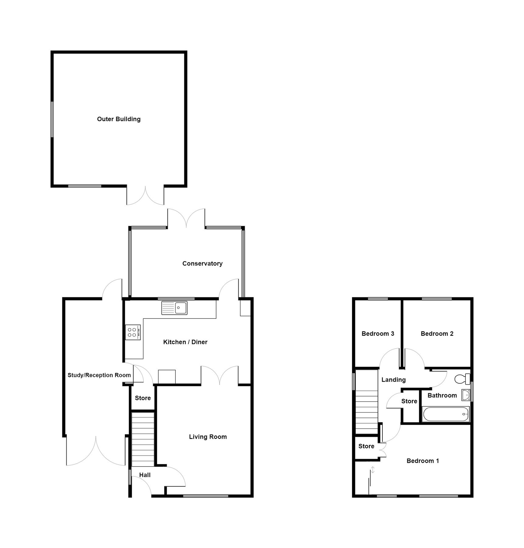 3 bed linkdetached house for sale in Sheringham Drive, Crewe, Cheshire CW1 Zoopla