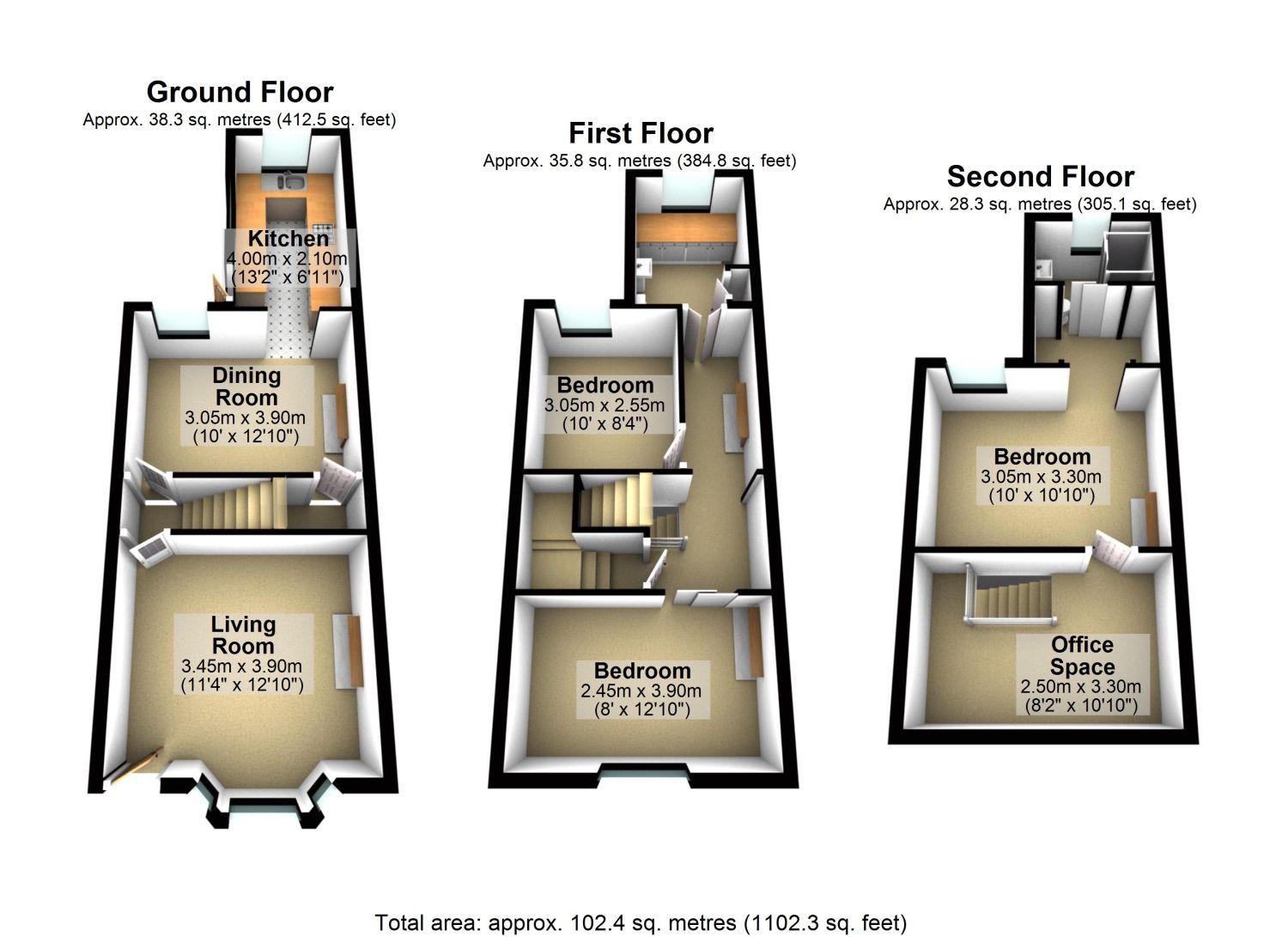 3 bed terraced house for sale in Strode Street, Egham, Surrey TW20 Zoopla