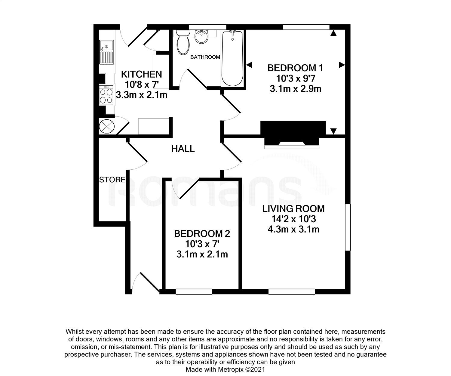 2 bed to rent in The Street, Old Basing, Basingstoke RG24