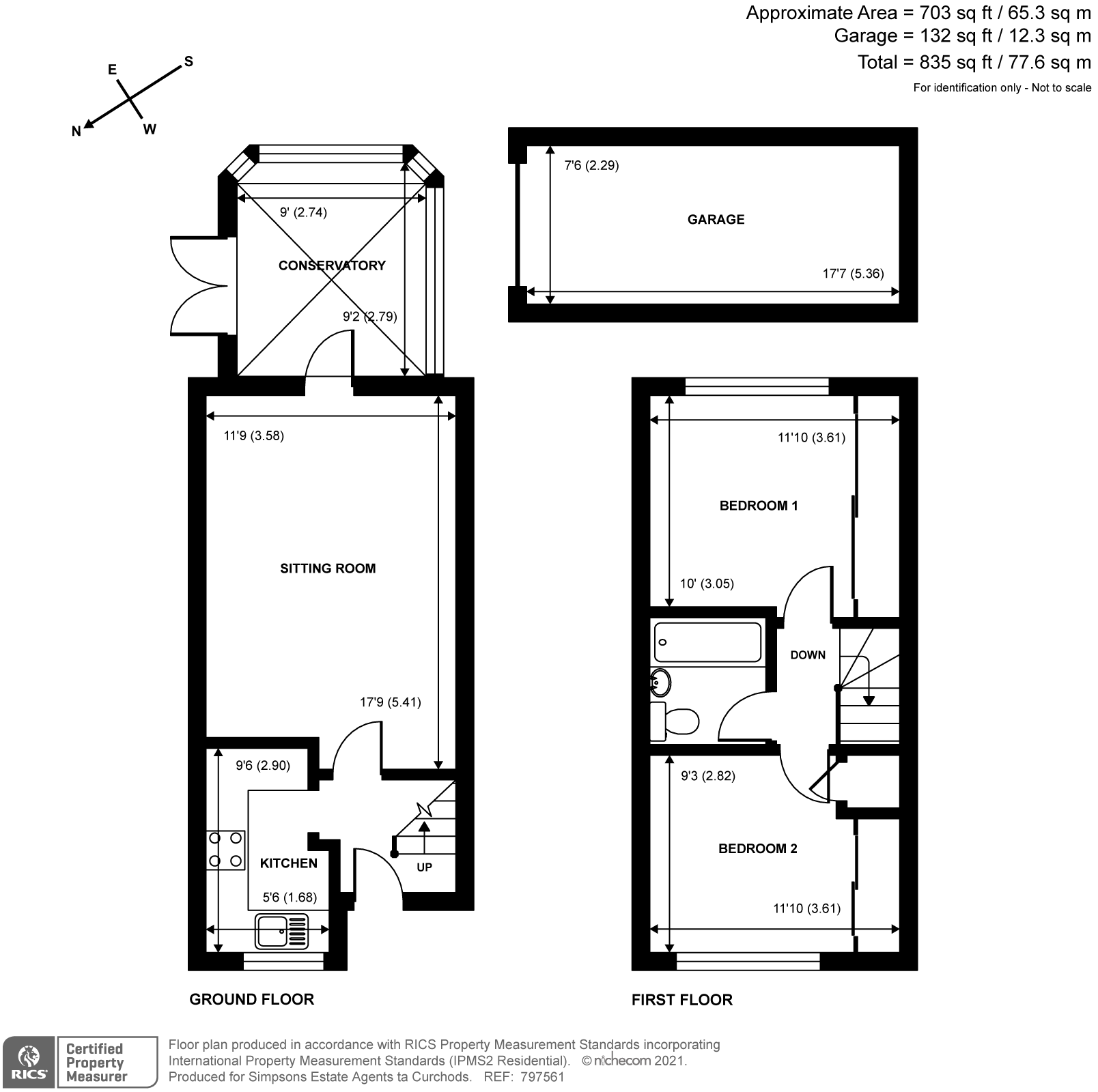 2 bed end terrace house for sale in Jersey Close, Chertsey KT16 Zoopla