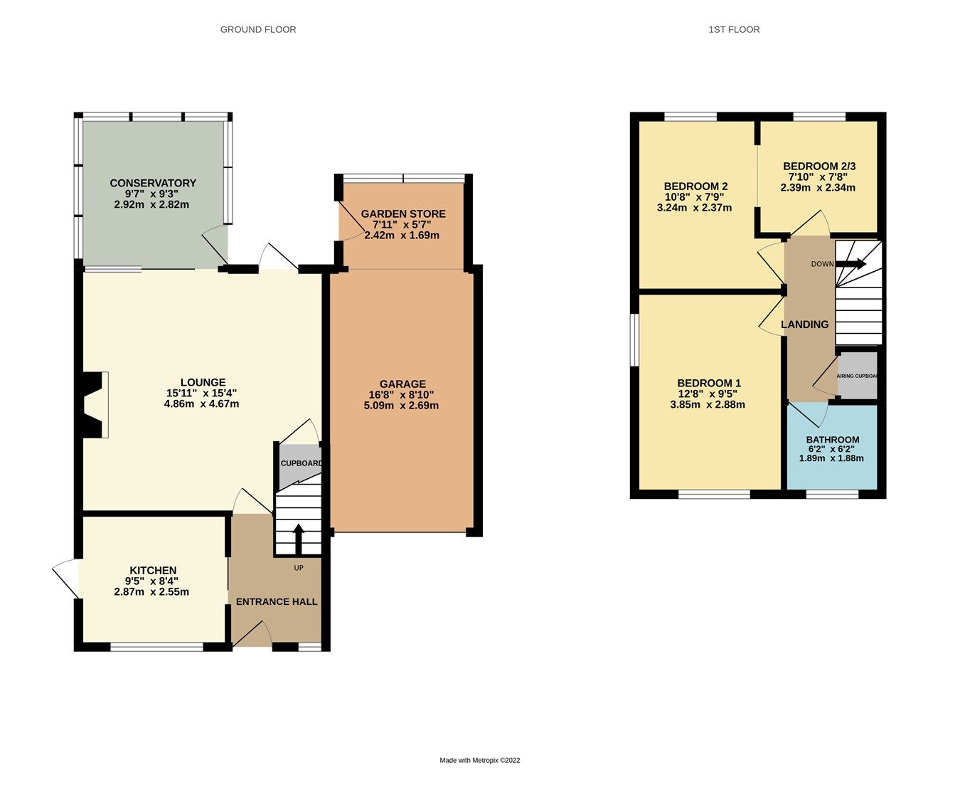 2 bed linkdetached house for sale in Beards Road, Fremington