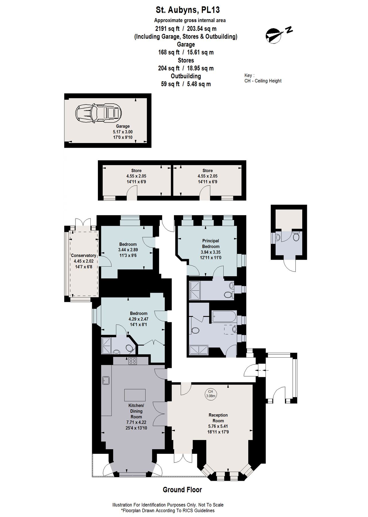 3 bed flat for sale in St. Aubyns, Marine Drive, Looe, Cornwall PL13