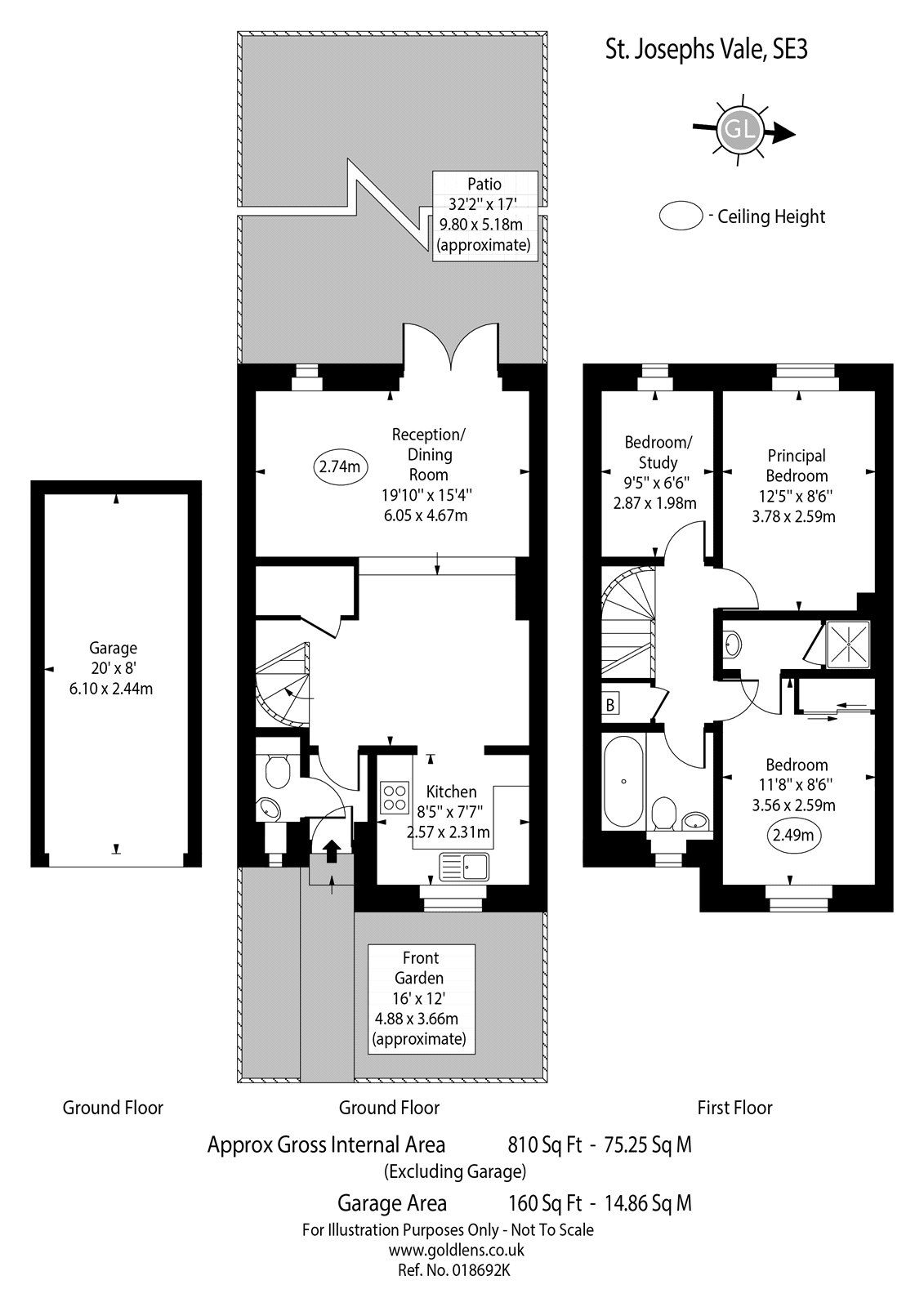 3 bed terraced house for sale in St Joseph's Vale, Blackheath, London