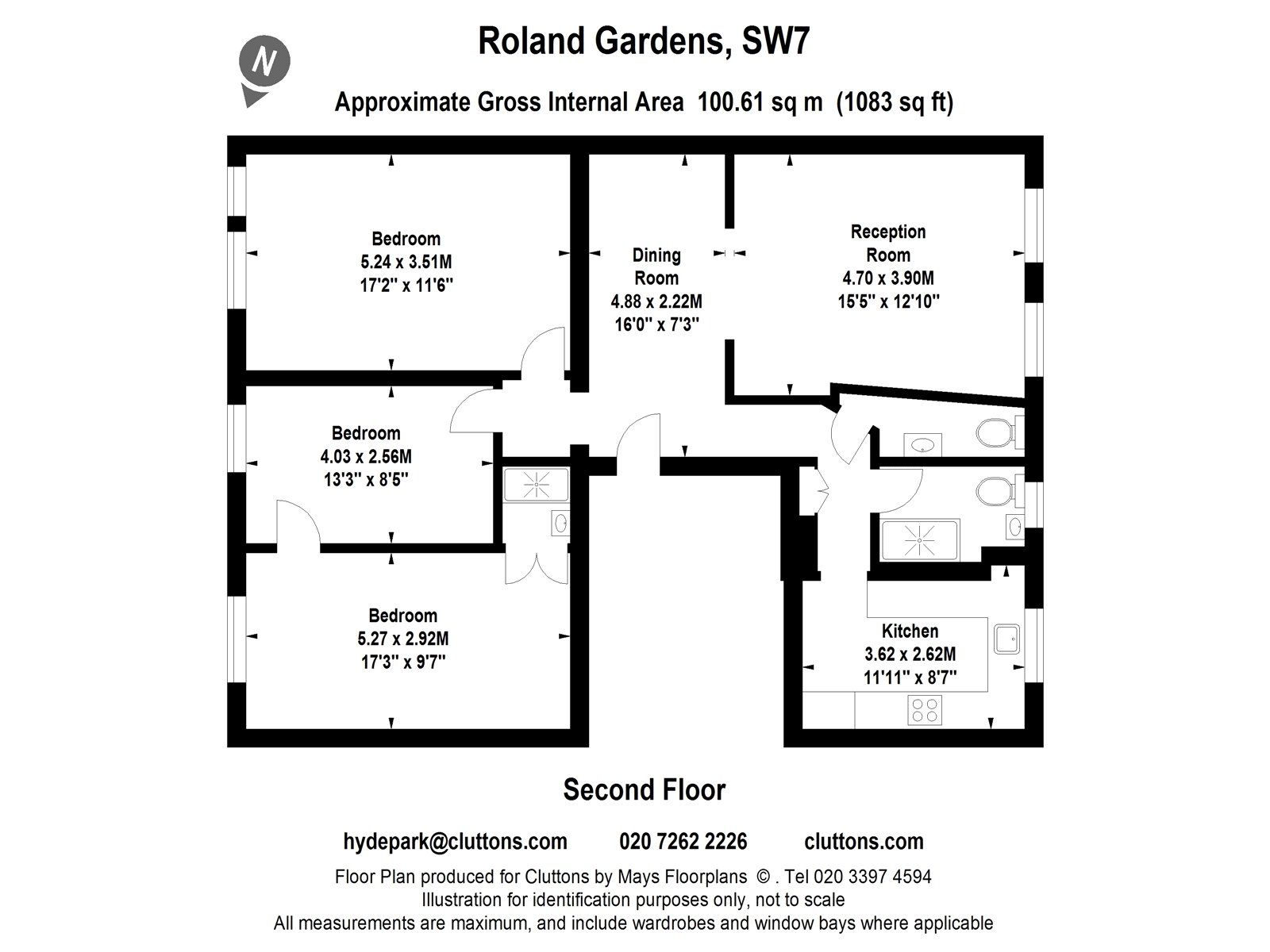 3 bed flat for sale in Roland Gardens, London SW7 Zoopla