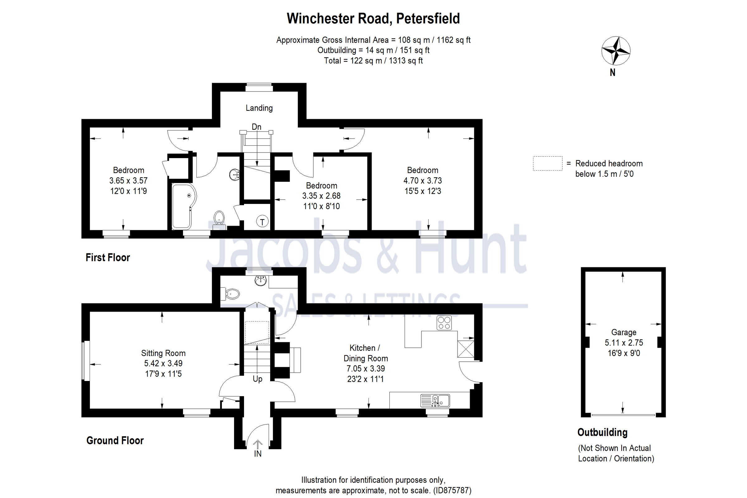 3 bed detached house for sale in Winchester Road, Stroud, Petersfield