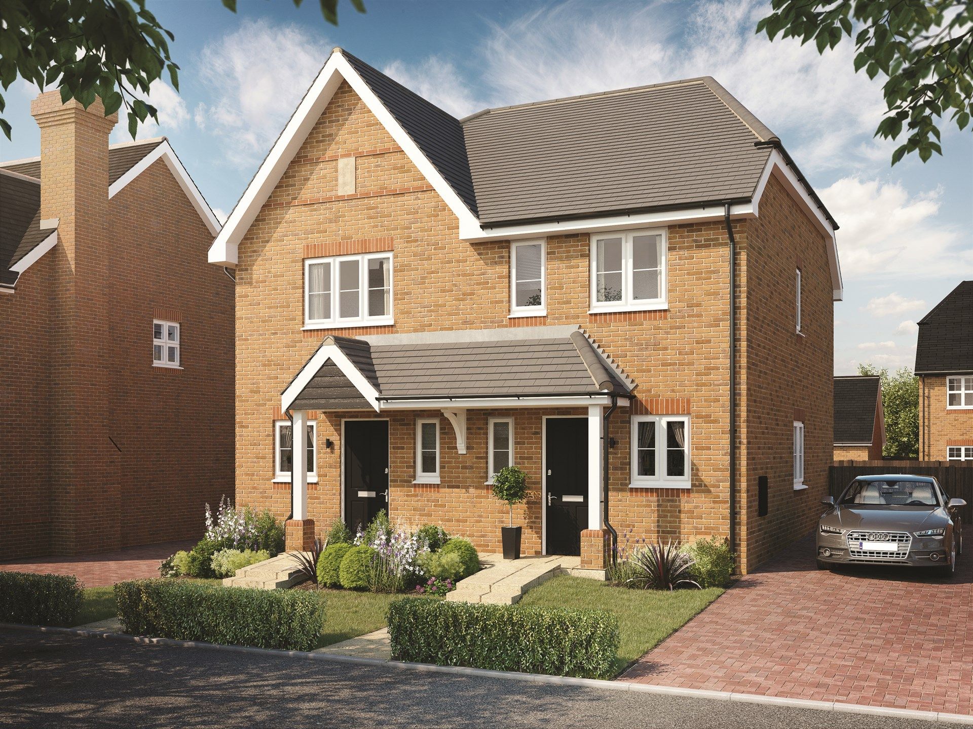 New home, 2 bed semidetached house for sale in "Albury" at Folly Hill